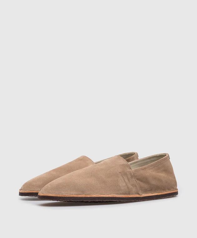image of Brunello Cucinelli O1W1Db10524 Shoes In Brown, Men's (Size 12)