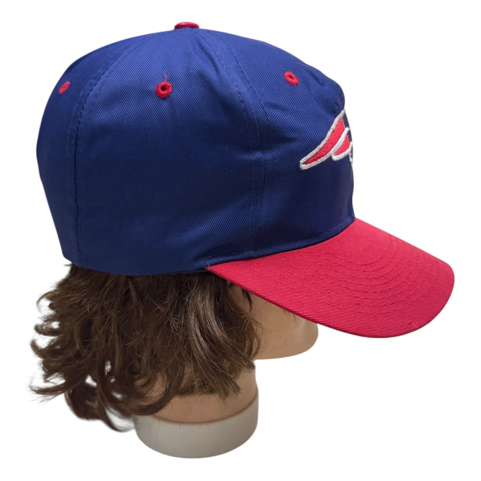 Logo 7 VINTAGE 90s New England Patriots NFL Logo7 Snapback Cap Hat Size ONE SIZE - 2 Thumbnail