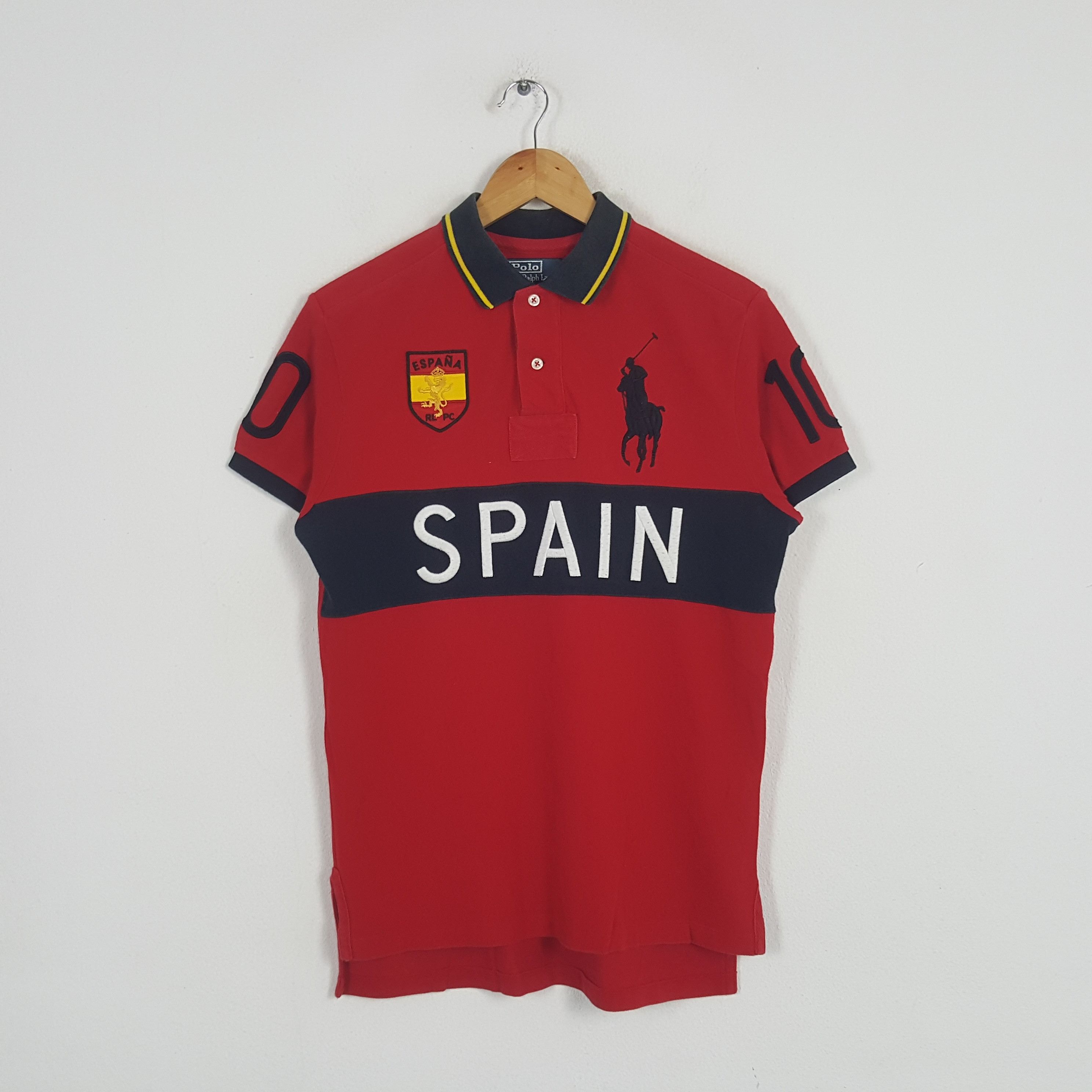 Polo Ralph Lauren × Vintage Vintage Polo by Ralph Lauren Spain American Brand Polos Size US M / EU 48-50 / 2 - 1 Thumbnail