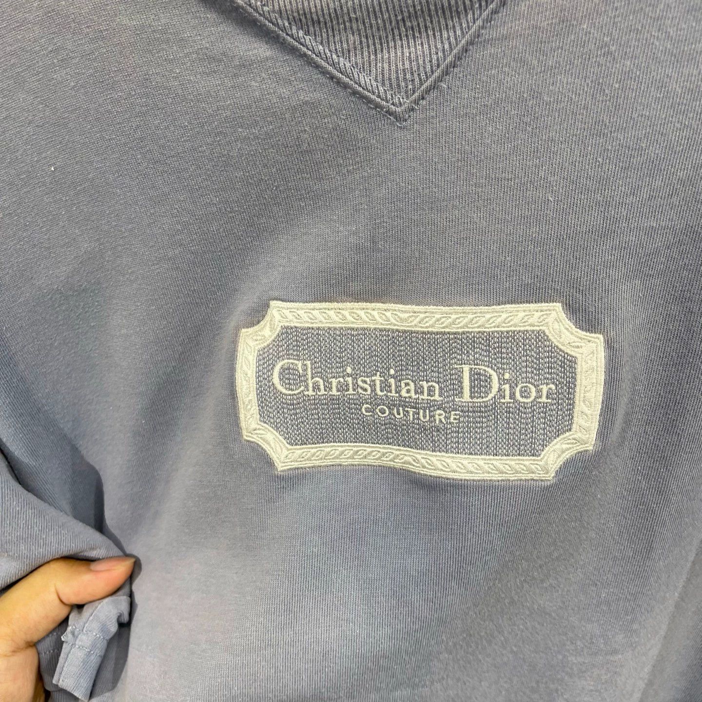Dior Dior Purple Logo Embroidered Short Sleeve Tee XXL 99N Size US XXL / EU 58 / 5 - 4 Thumbnail