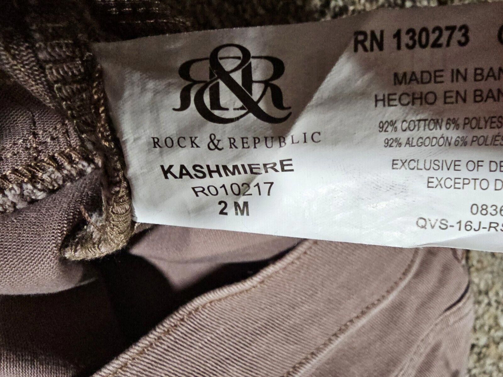 Rock & Republic Rock & Republic Jeans Womens 2M Kashmiere Reddish Distressed Size 26" / US 2 / IT 38 - 3 Thumbnail