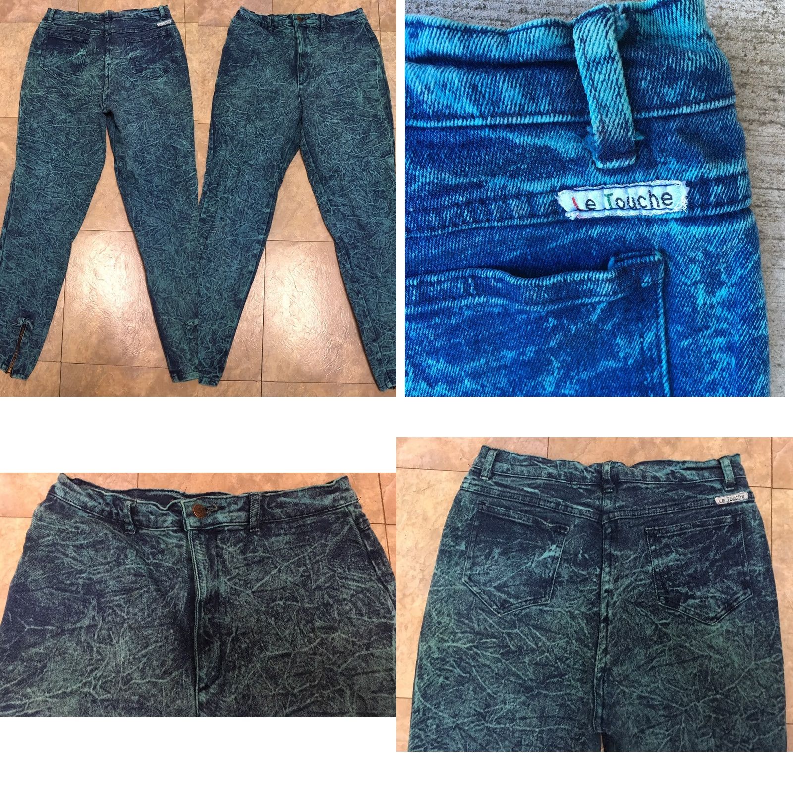 Vintage Le Touche Jeans Shirt? Size 38" / US 16 / IT 52 - 8 Thumbnail