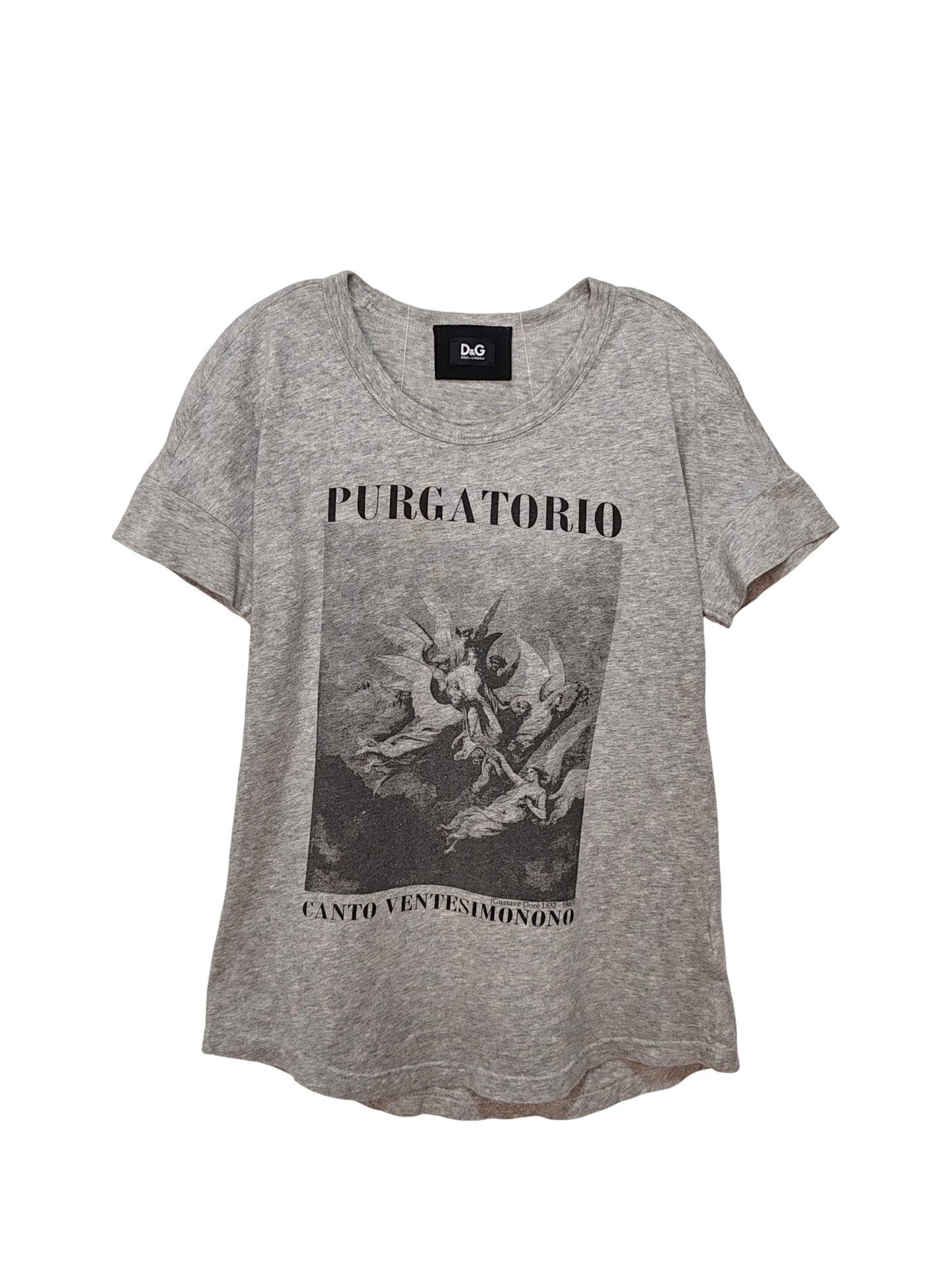 Dolce & Gabbana Dolce & Gabbana Purgatorio Graphic T-Shirt US XXS Size US XXS / EU 40 - 1 Thumbnail