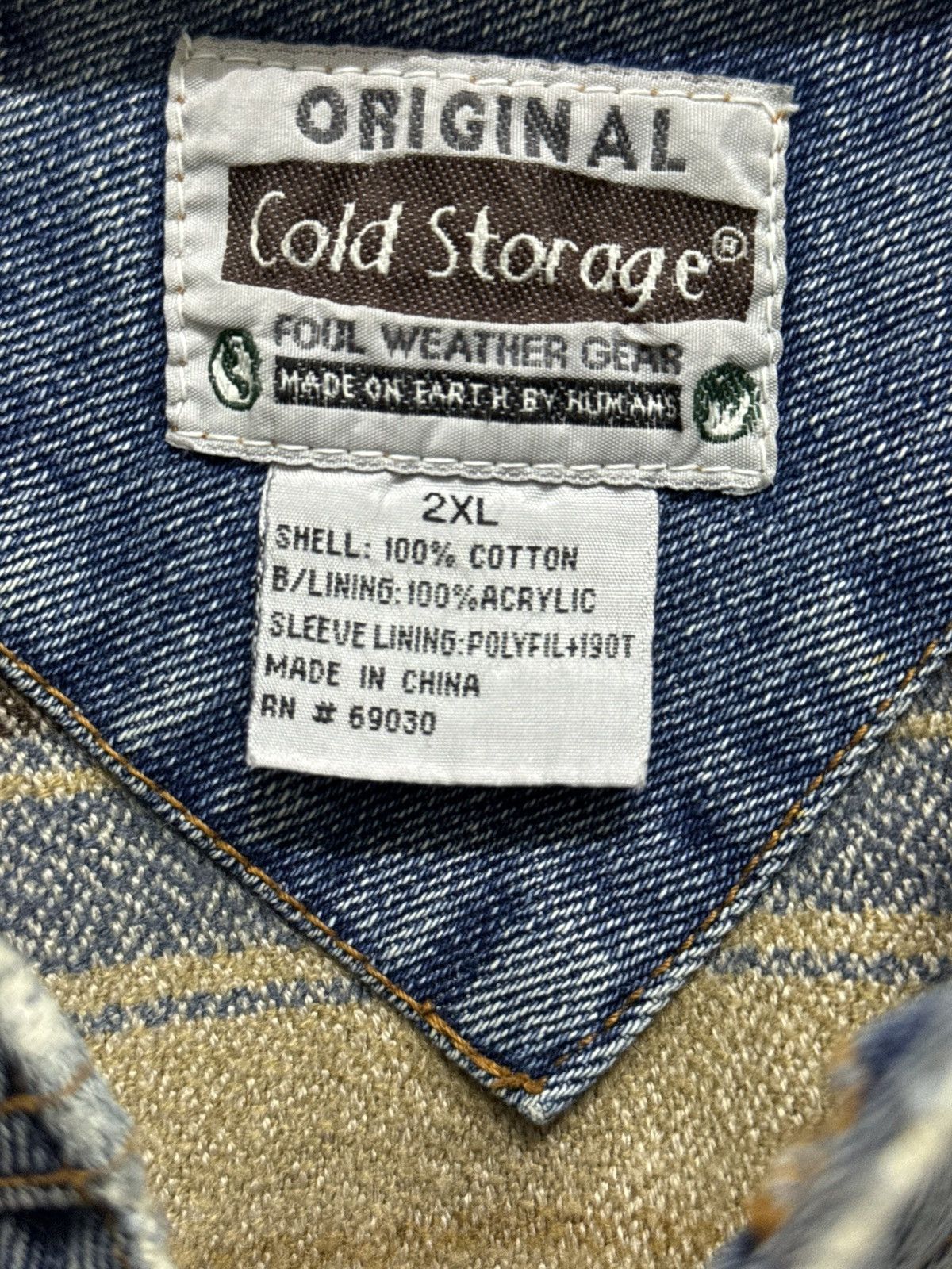 Kapital Vintage Distressed Cold Storage kapital style Denim Jacket Size US XXL / EU 58 / 5 - 10 Thumbnail