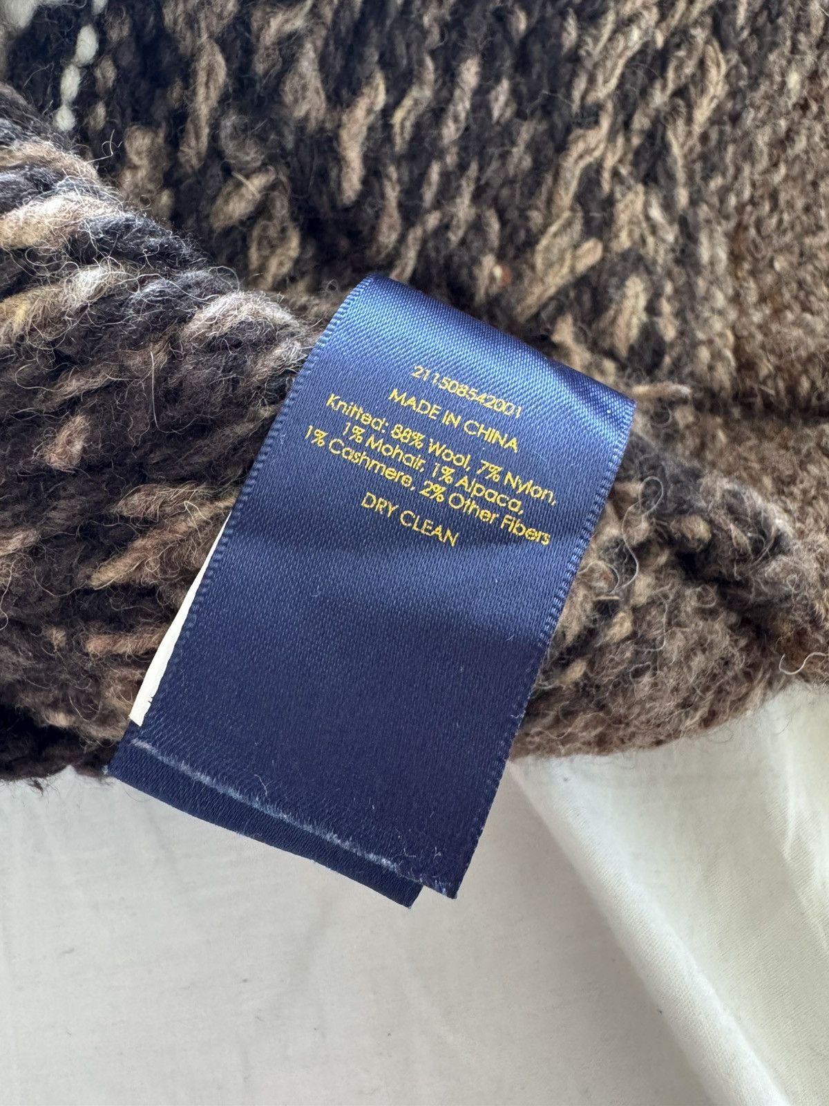 Ralph Lauren Ralph Lauren handknit buffalo bison cardigan Size US S / EU 44-46 / 1 - 5 Thumbnail