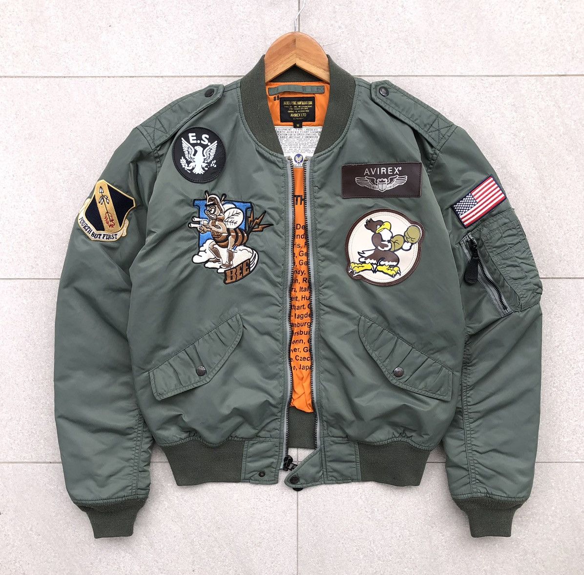 Avirex Avirex MA-1 Patches Logo Flight Military Bomber Jackets Size US M / EU 48-50 / 2 - 6 Thumbnail