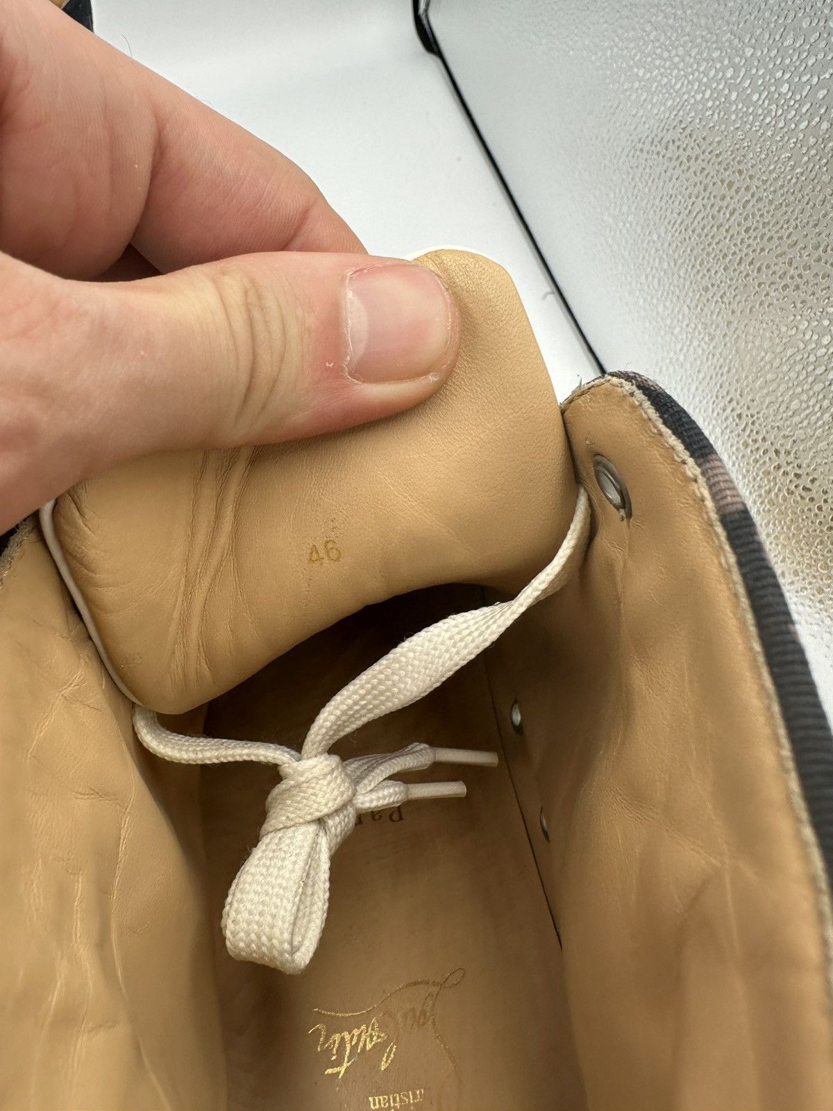 Christian Louboutin Christian Louboutin High Top Sneakers Size US 13 / EU 46 - 15 Thumbnail