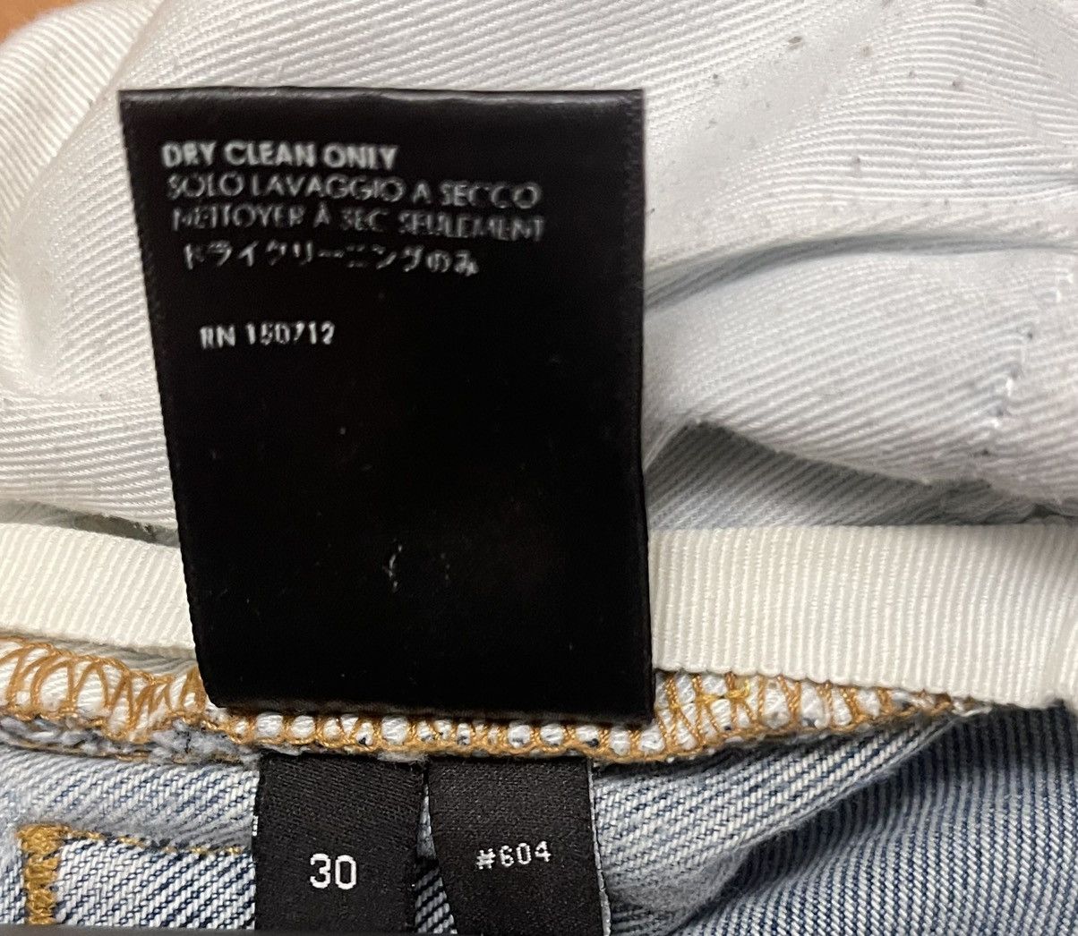 Amiri Amiri Floral Embroidered Skinny Jeans Size US 31 - 9 Thumbnail