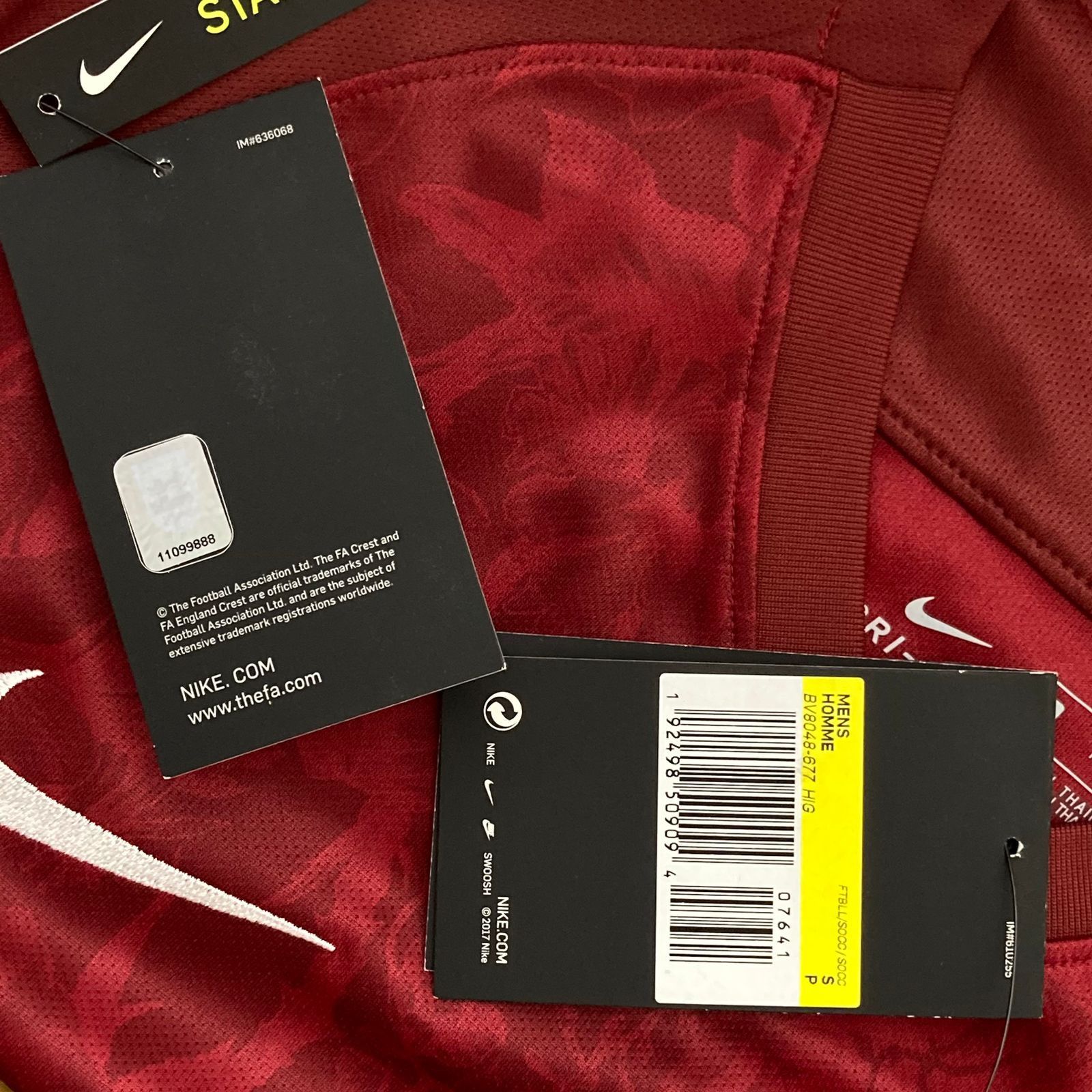 Nike 2019 England Away Nike BV8048-677 Size US S / EU 44-46 / 1 - 5 Thumbnail