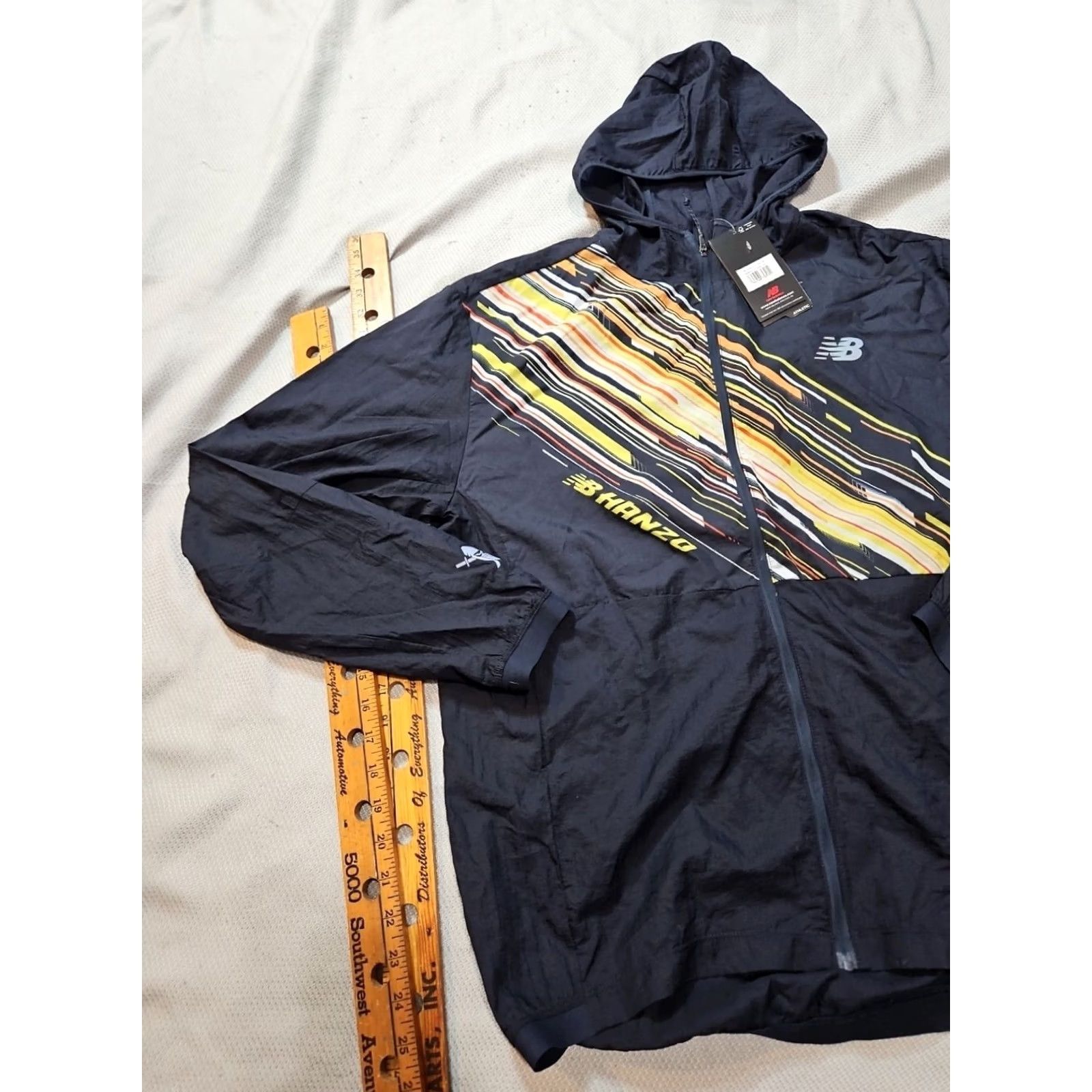 New Balance New Balance Jacket Mens M Black Hanzo Lightweight Hoodie Soccer Football Shirt Size US M / EU 48-50 / 2 - 3 Thumbnail