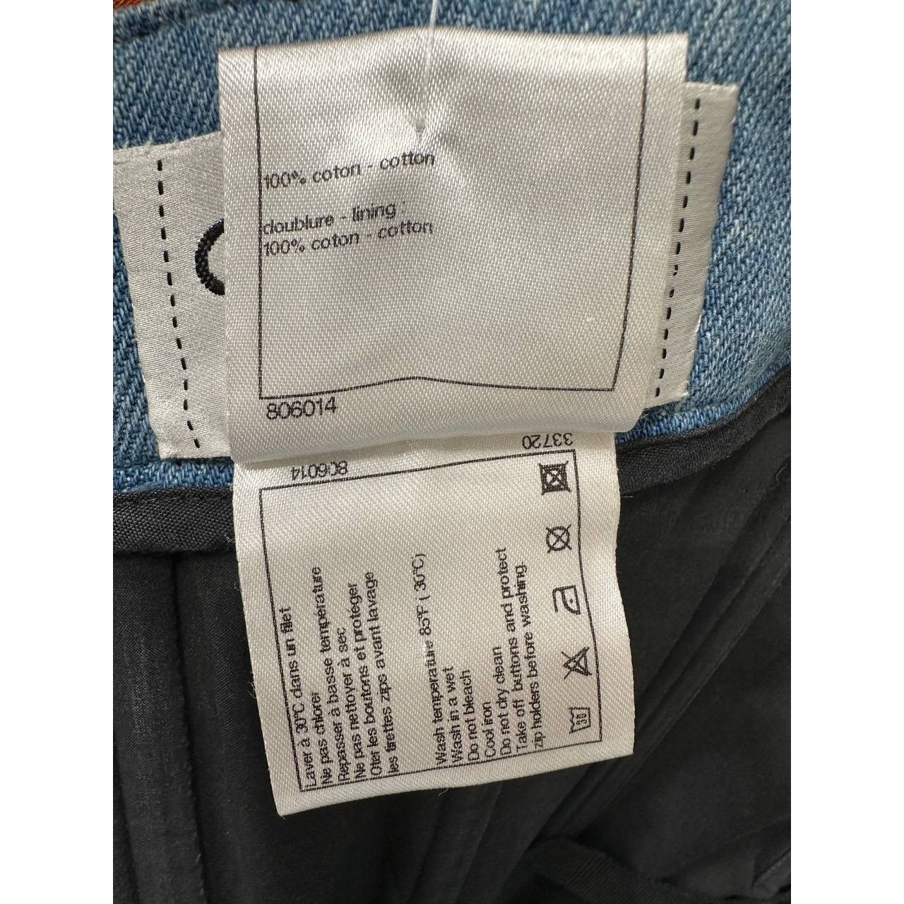 Chanel Chanel 2013 Strapless Denim Pearl Belt Dress with Sz. 38 Size S / US 4 / IT 40 - 9 Thumbnail