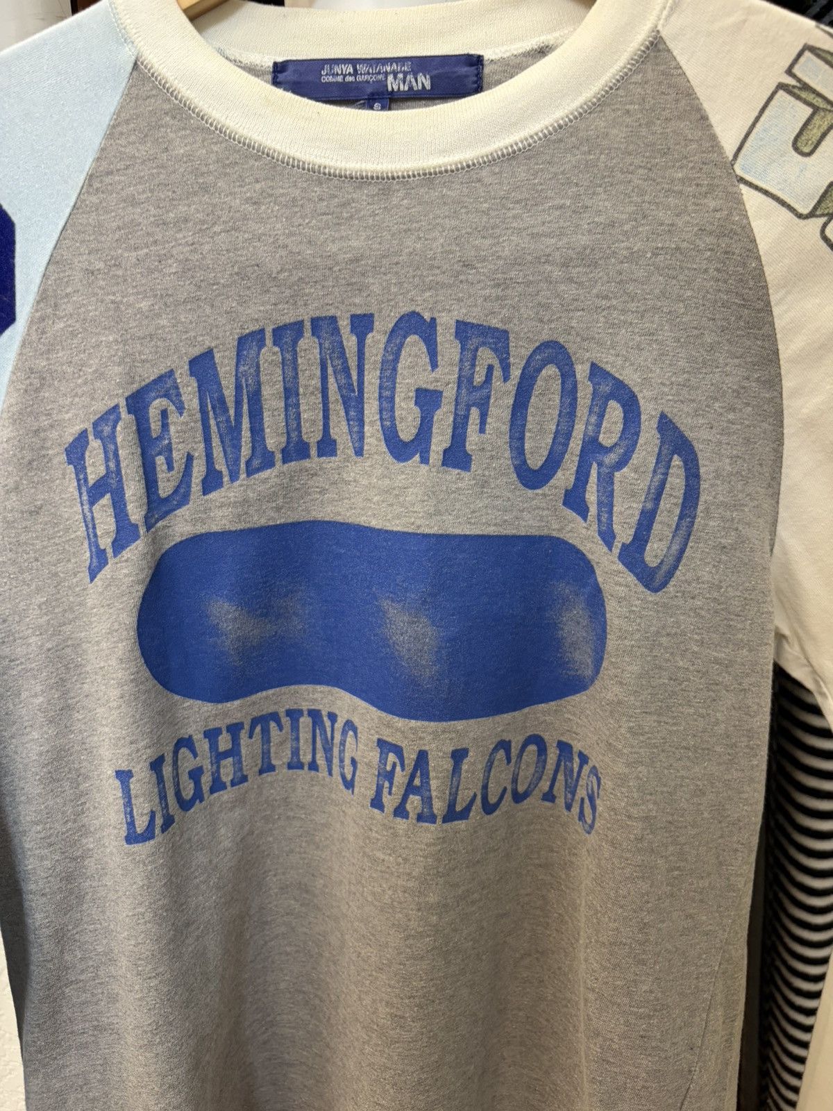Junya Watanabe SS05 Hemingford Lighting Falcons Reconstructed Tee Shirt Size US S / EU 44-46 / 1 - 2 Thumbnail