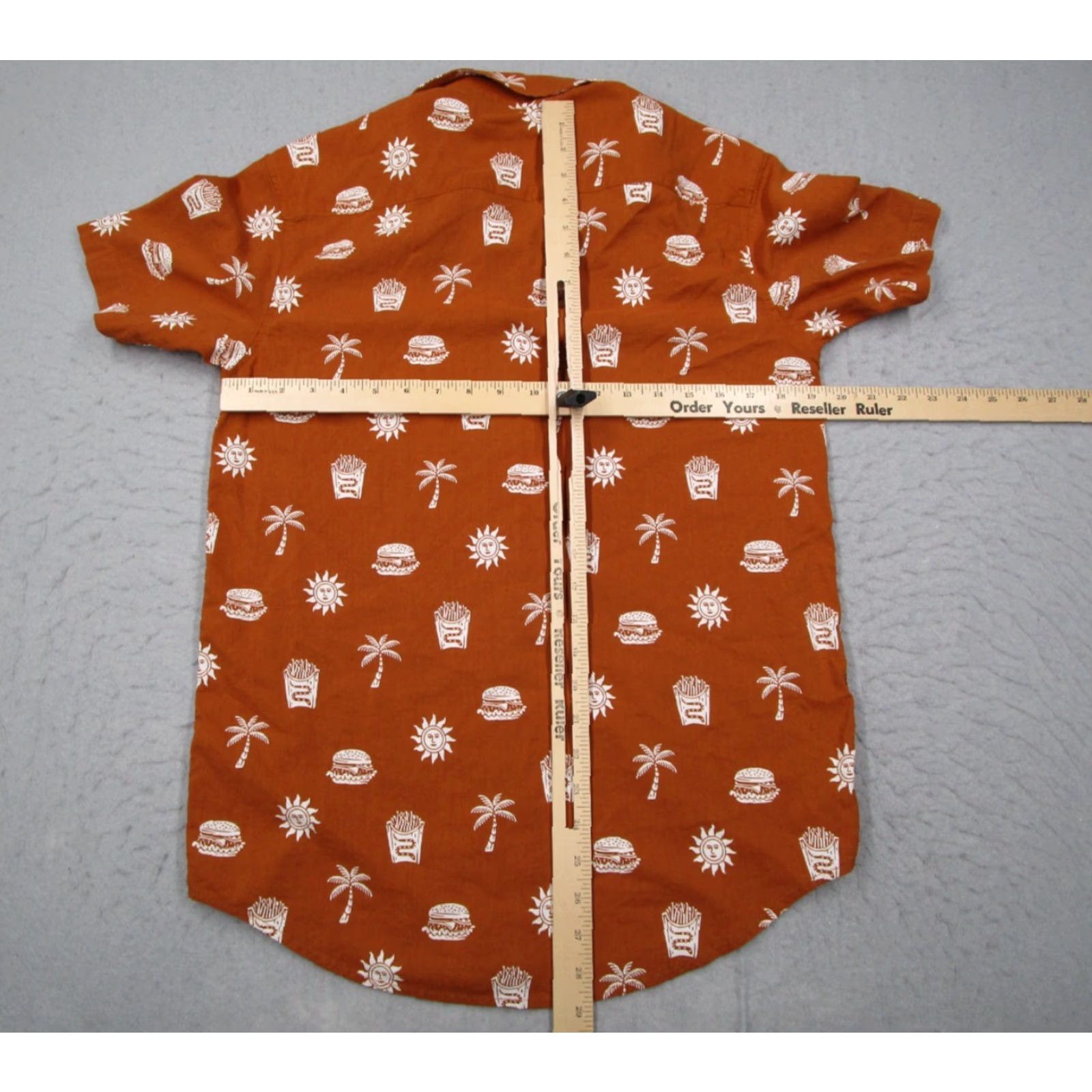 Vintage VINTAGE Pyknic Men's Shirt Short Sleeve Casual Cotton Blend Brown Small 90s Designer Size US S / EU 44-46 / 1 - 5 Thumbnail