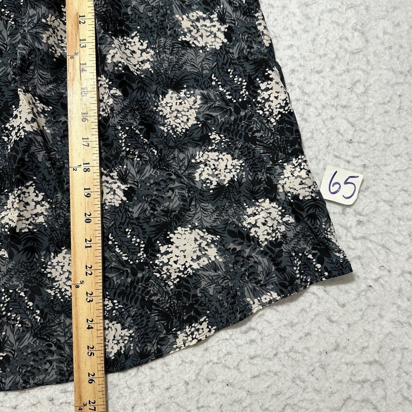 Joie Joie XL Lightweight Tank Top Floral Pullover Blouse Gray Size XL / US 12-14 / IT 48-50 - 8 Thumbnail