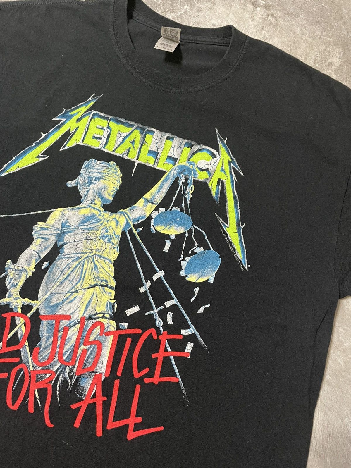 Band Tees Vintage Metallica And Justice For All 1994 2006 T Shit Size US XL / EU 56 / 4 - 2 Thumbnail