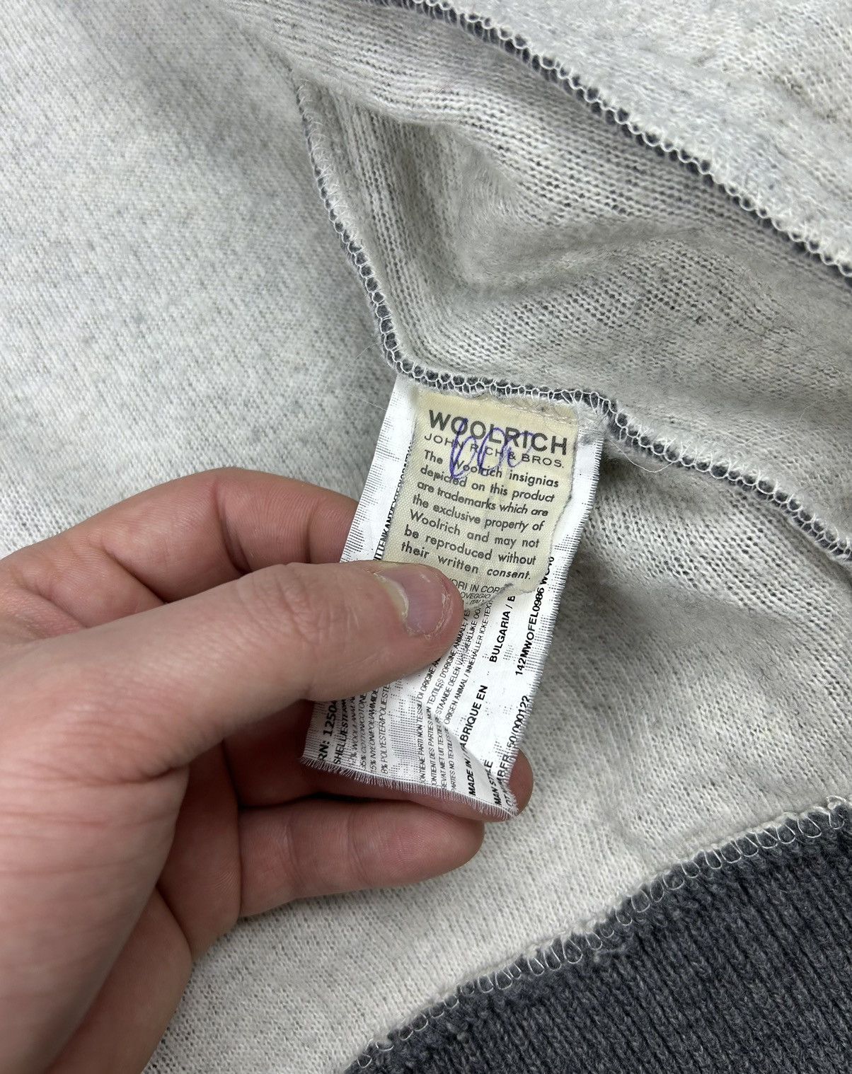 Woolrich Woolen Mills Woolrich Sweater Jacket Grey Size XL Size US XL / EU 56 / 4 - 7 Thumbnail