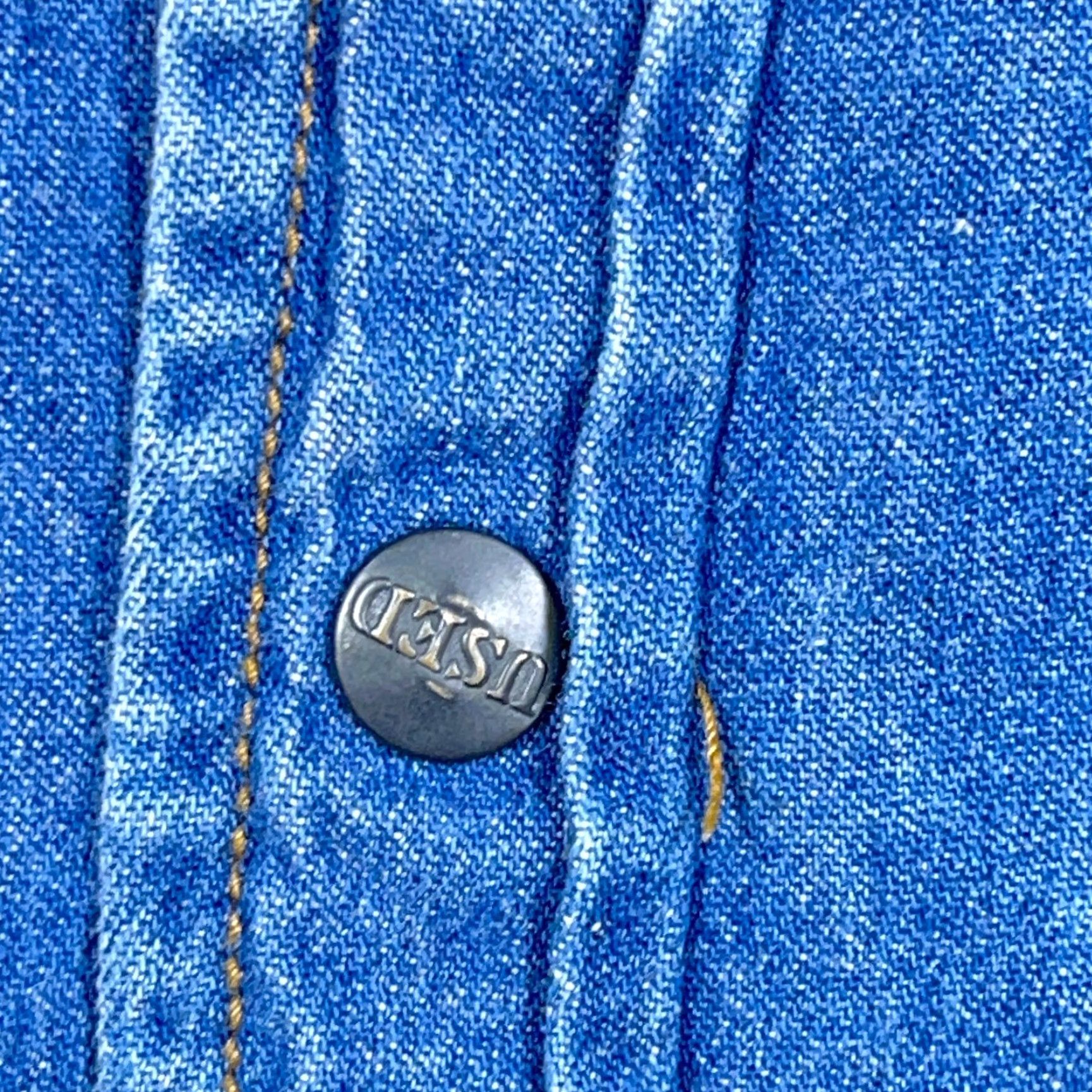 Denime Vintage Get Used Denim Shirt Men L Blue 80s 90s Cowboy Western Classic Shirt Boys Mens Size US L / EU 52-54 / 3 - 4 Thumbnail