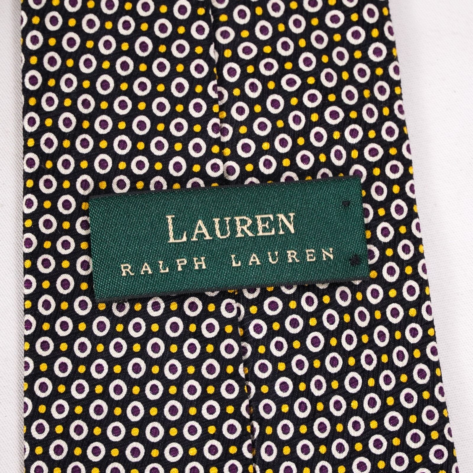 Ralph Lauren Ralph Lauren Neck Tie Necktie Geometric Circles Polka Dots Size ONE SIZE - 7 Thumbnail