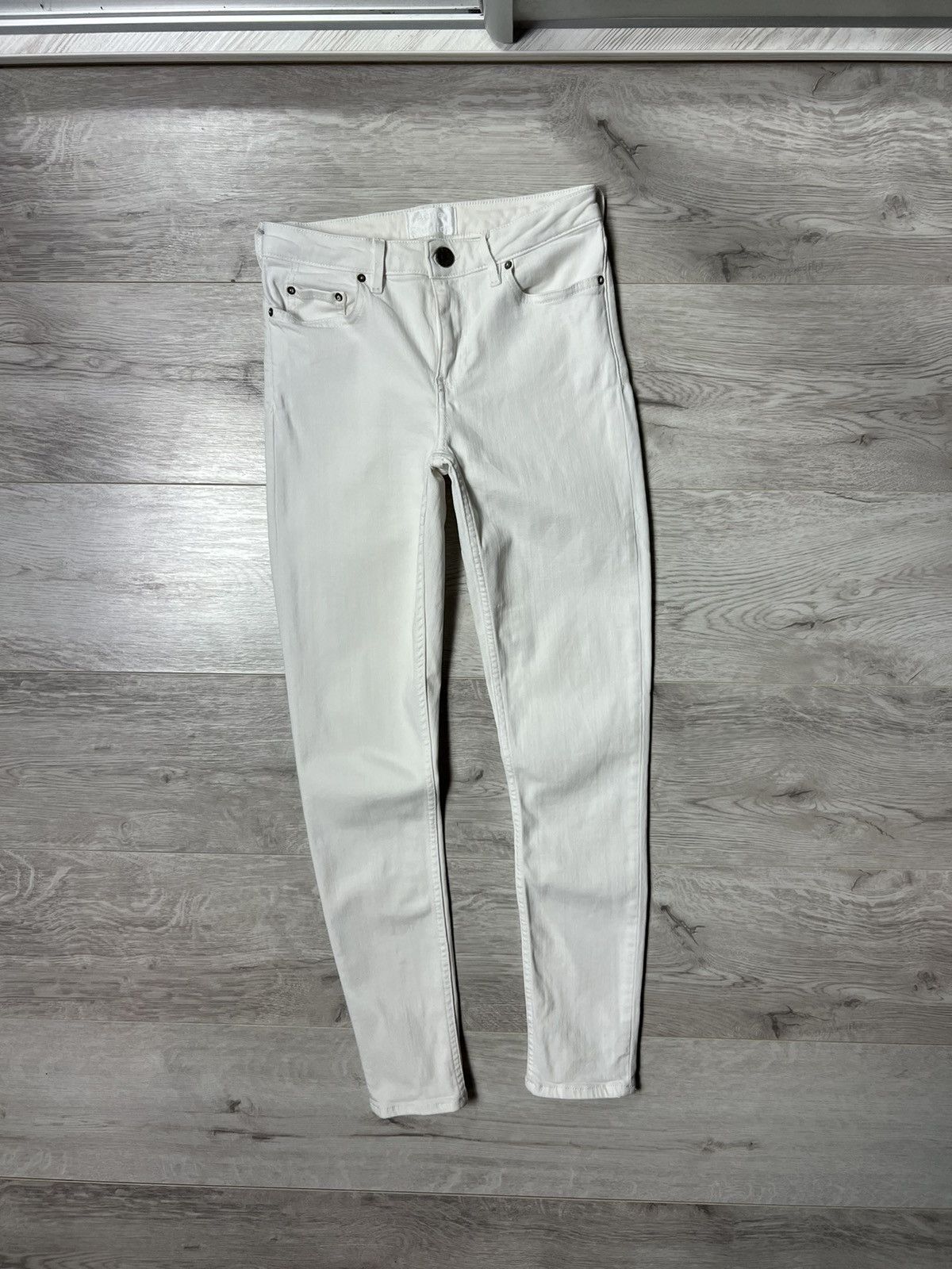 Acne Studios Acne Studios Skin 5 Optic White Jeans Denim Pants Skinny Size 25" / US 0 / IT 36 - 3 Thumbnail