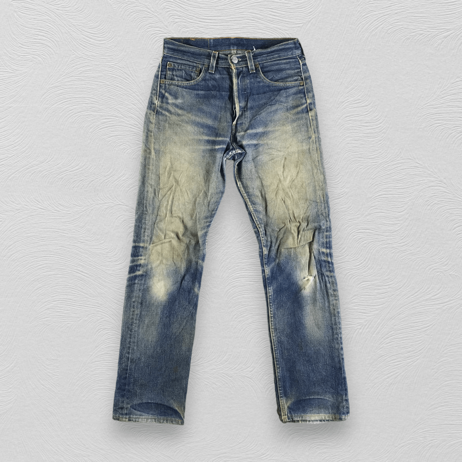Levi's Vintage 90s Levis 501 Jeans Rusty Wash Denim KJ3013 Size US 28 / EU 44 - 1 Thumbnail