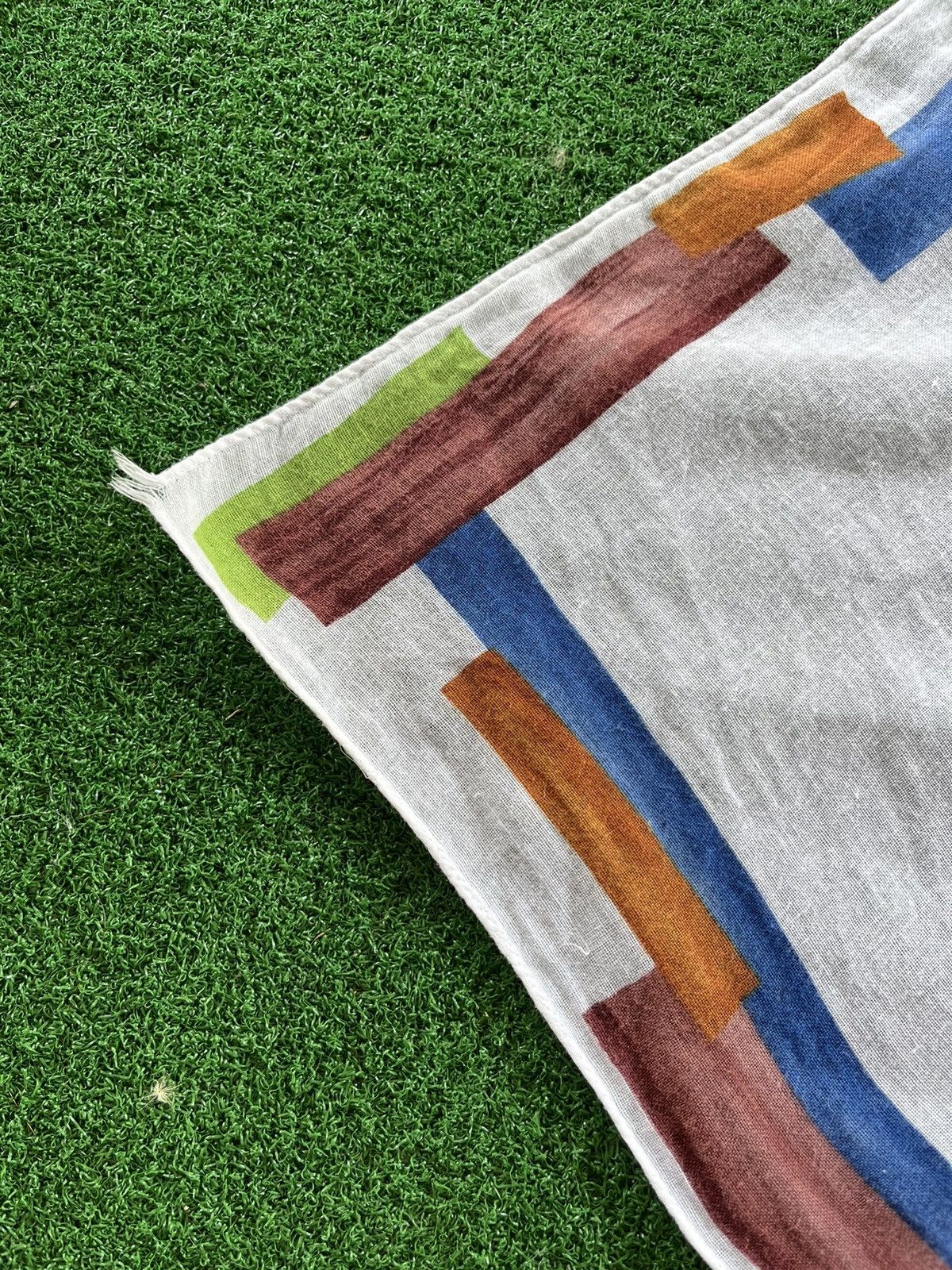 Designer × Issey Miyake × Japanese Brand Issey Miyake iM Product Block Design Handkerchief Size ONE SIZE - 6 Thumbnail