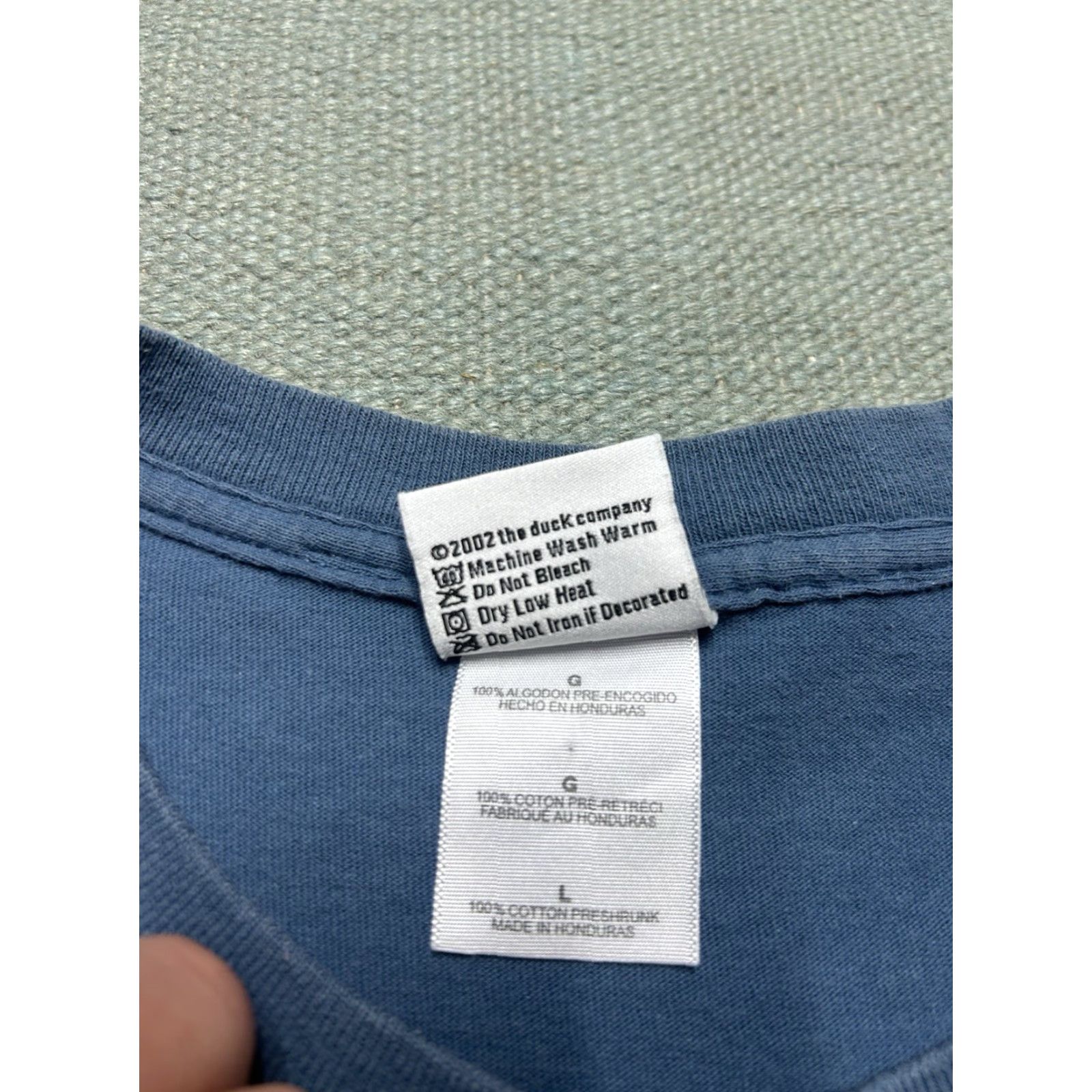 Vintage VINTAGE Animal T-Shirt Whale Watchers Save the Humans Funny Holland Large Men Blue (note: since we cannot add new words, ensure no extra punctuation) Size US L / EU 52-54 / 3 - 4 Thumbnail