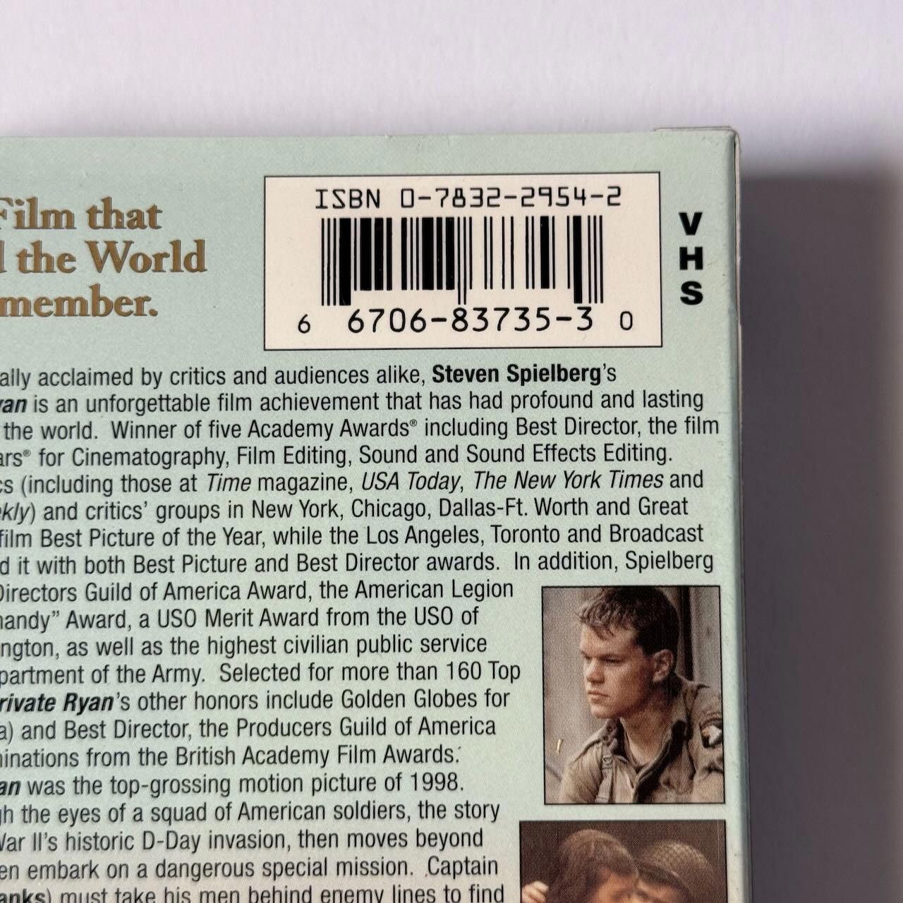 Designer RARE DS Saving Private Ryan SEALED VHS Movie MINT 1999 Size ONE SIZE - 3 Thumbnail