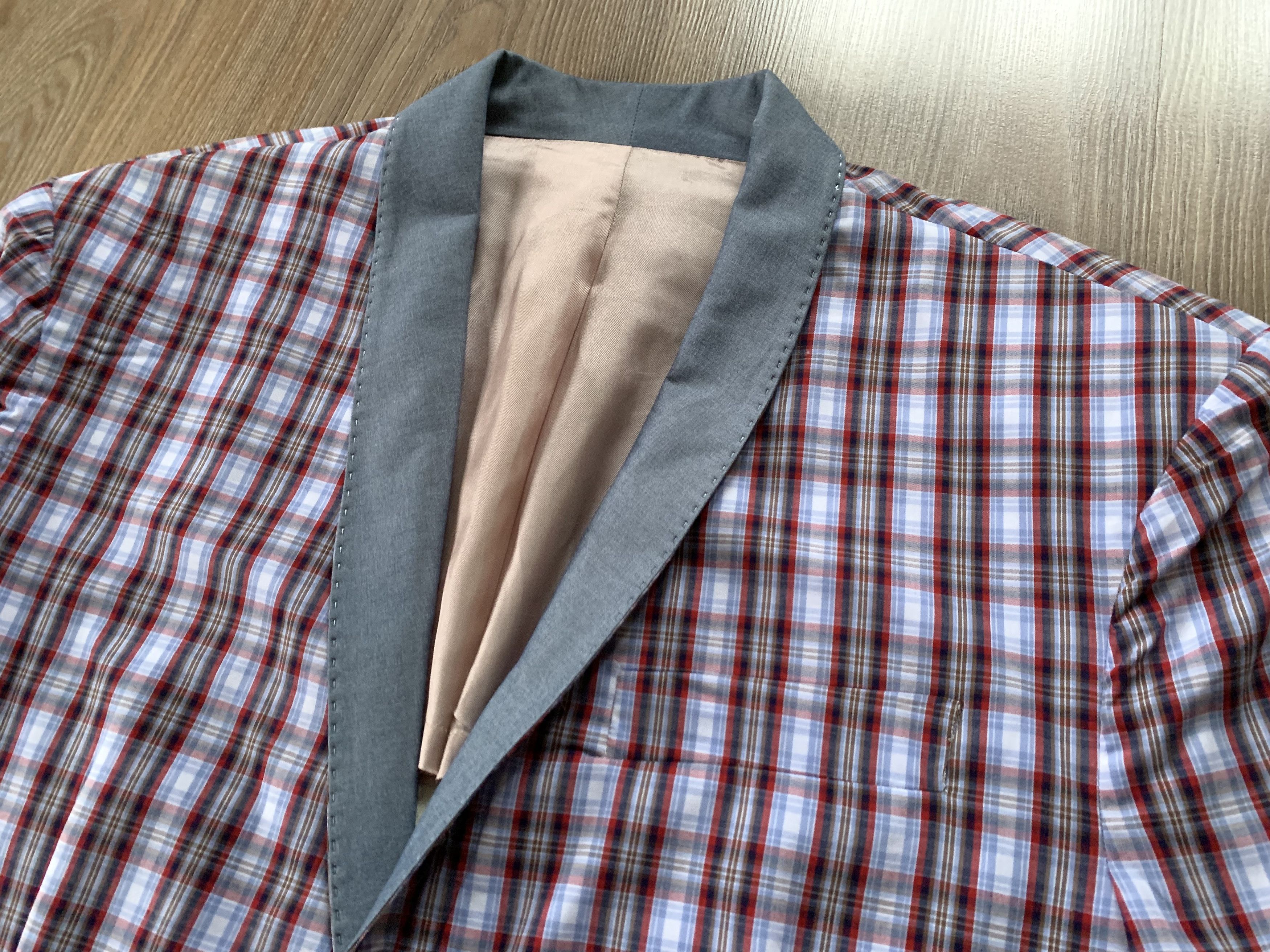 Designer × Other Riccardo Cavaletti Cotton Blazer Jacket Size 52S - 5 Thumbnail