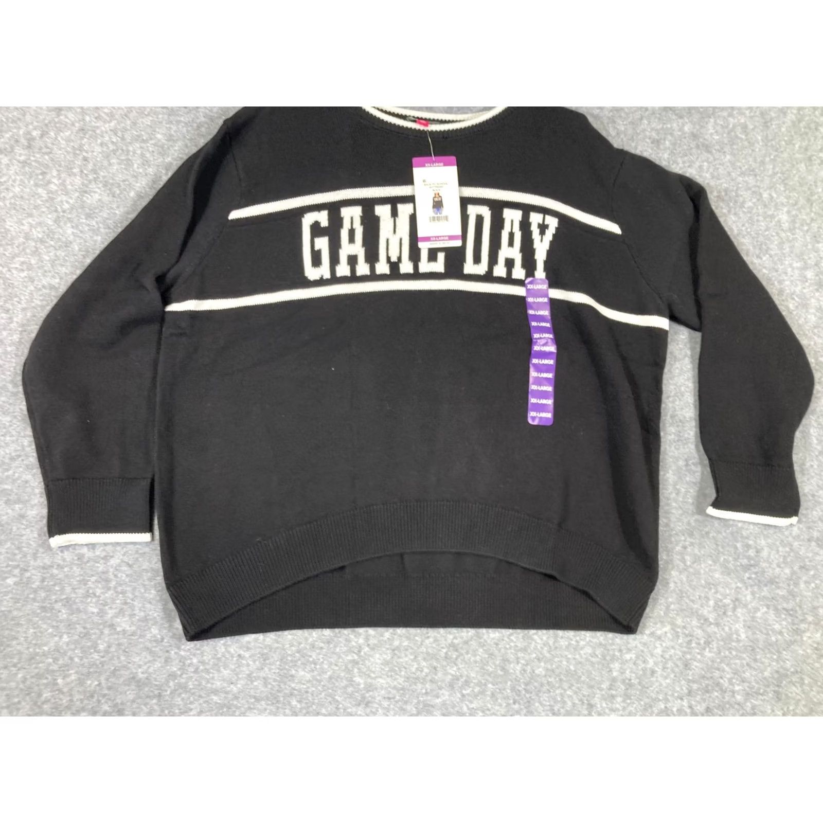 Vince Camuto Vince Camuto Pullover Sweater Womens 2XL Black Game Day Knit Long Sleeve NWT Size XXL / US 16-18 / IT 52-54 - 5 Thumbnail