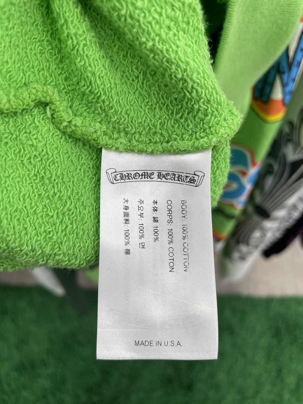 Chrome Hearts Chrome Hearts Matty Boy Sex Records Lime green Sweatshirt Size US S / EU 44-46 / 1 - 8 Thumbnail