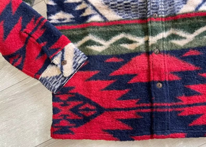 RRL Ralph Lauren RRL Ralph Lauren Wool blend fleece shirt with thickened de Size US S / EU 44-46 / 1 - 4 Thumbnail