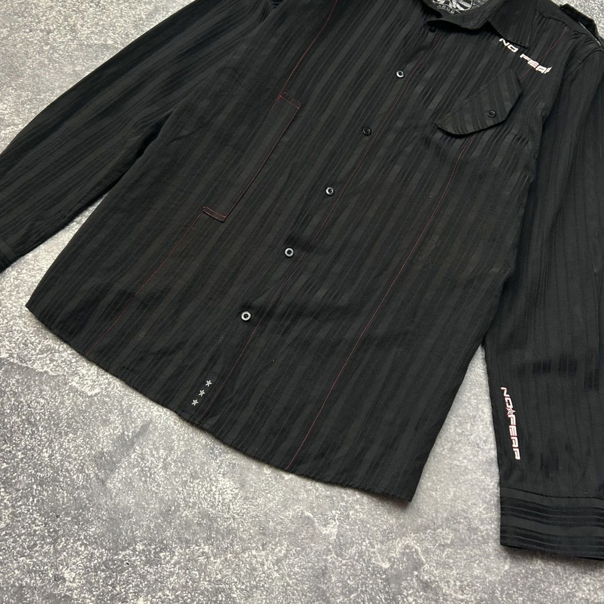 No Fear Vintage No Fear small logo avantgarde y2k button shirt Size US L / EU 52-54 / 3 - 3 Thumbnail