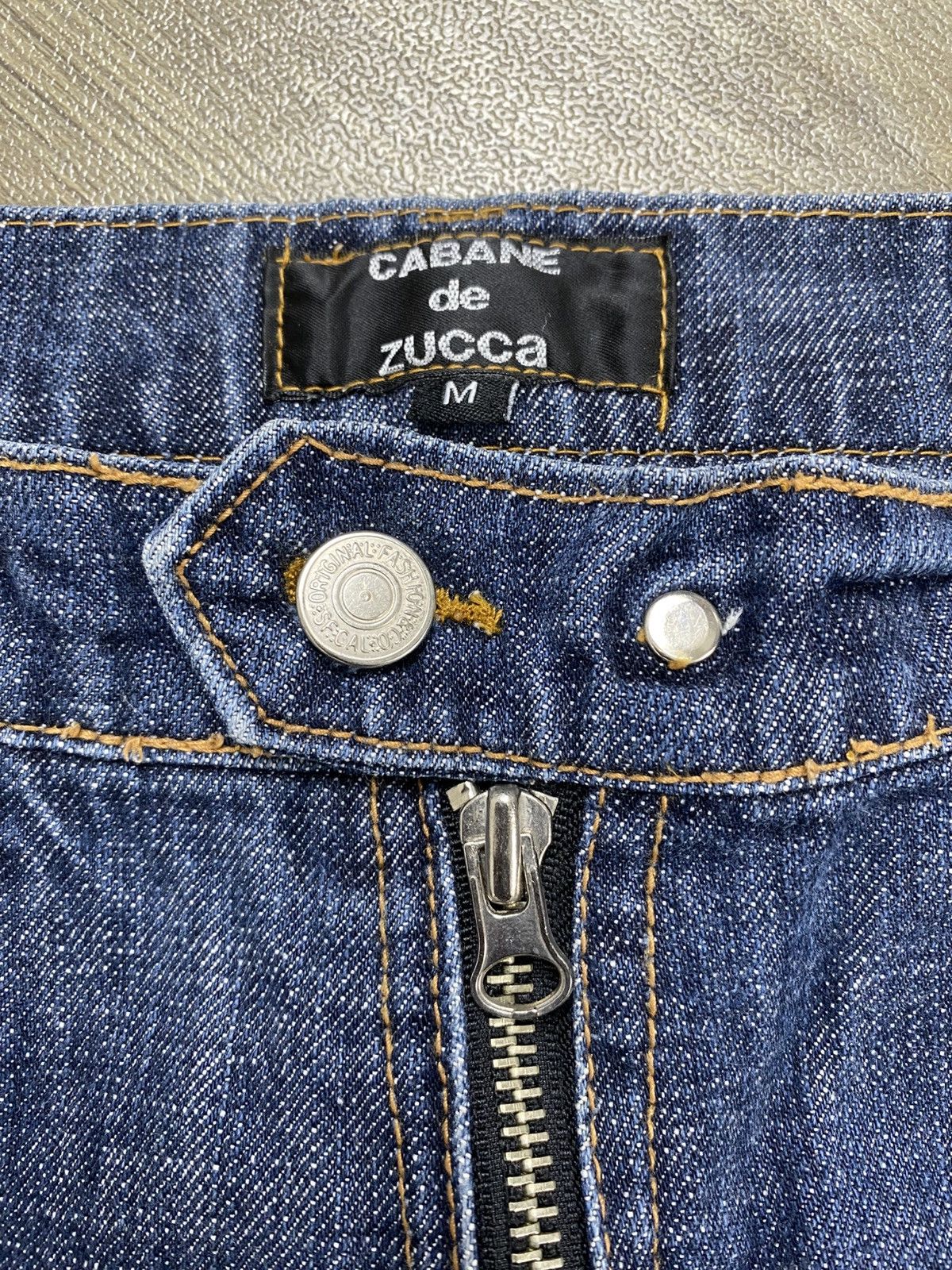 CABANE de ZUCCa Archive Cabane de Zucca Zip Fly Asymmetric Bootcut Jeans Size US 32 / EU 48 - 8 Thumbnail