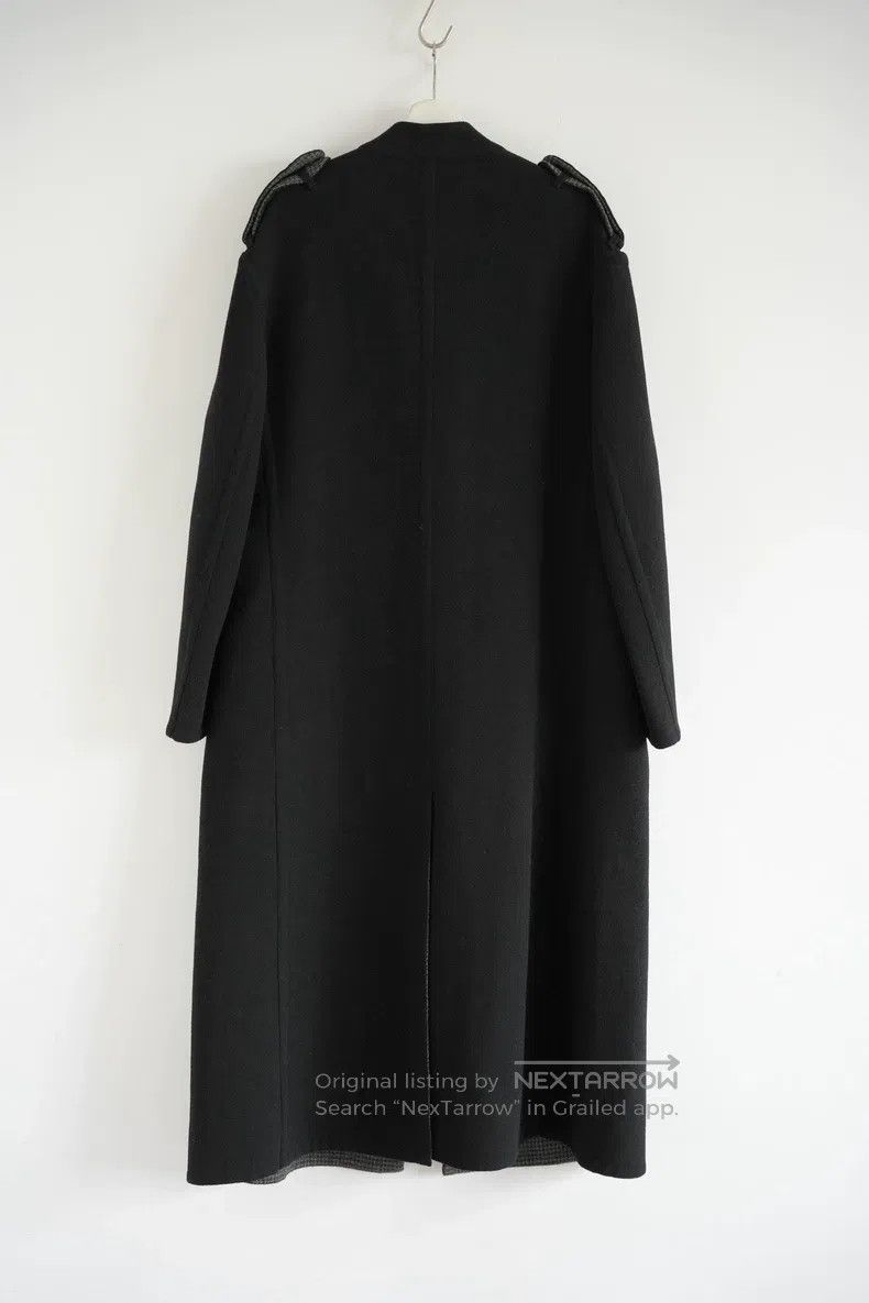 Yohji Yamamoto YOHJI YAMAMOTO Checked Tweed Wool Coat with Buckle Size US L / EU 52-54 / 3 - 2 Thumbnail