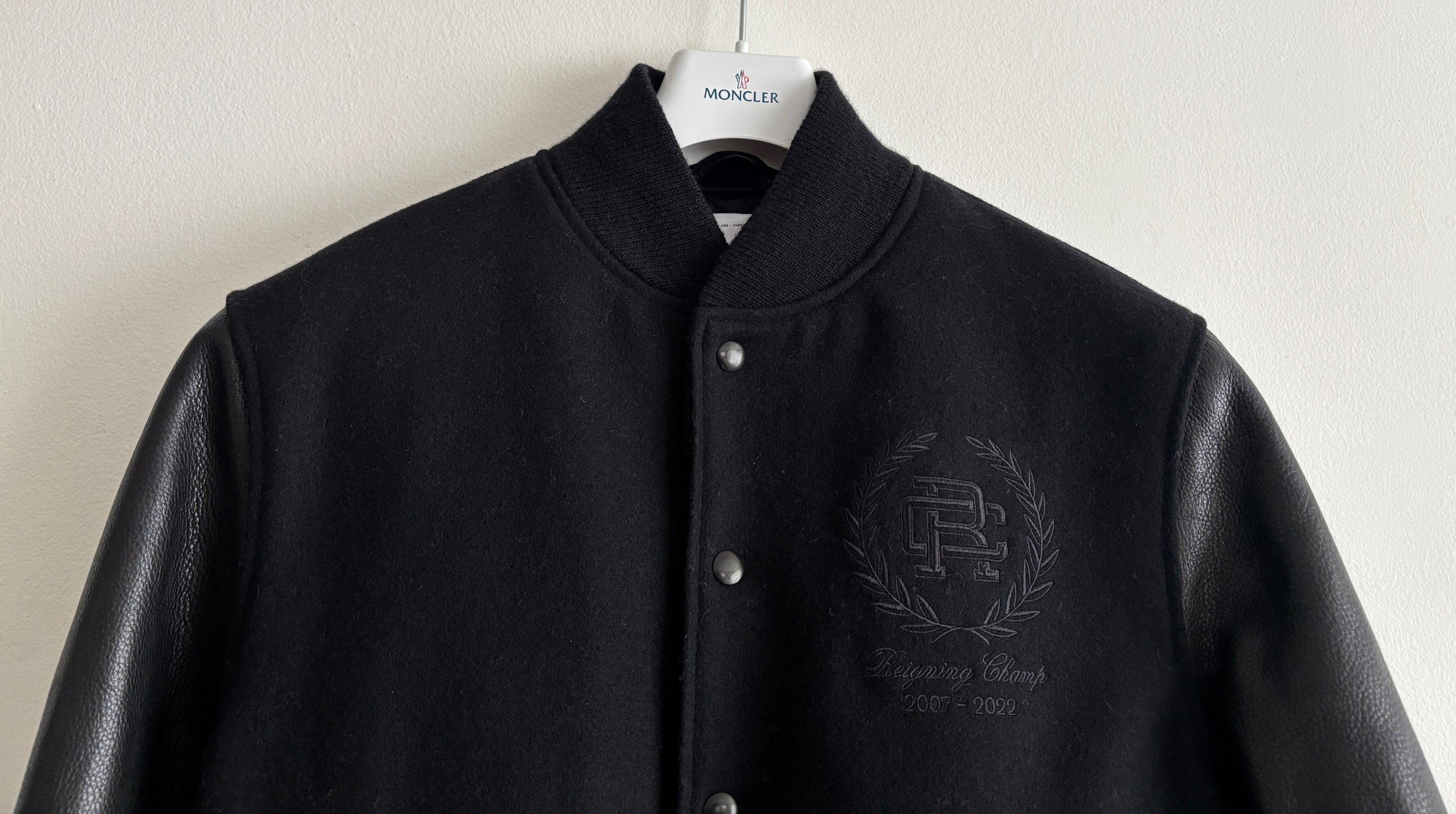 Golden Bear $850 Reigning Champ Leather Wool Varsity Jacket -S /M Size US M / EU 48-50 / 2 - 2 Thumbnail