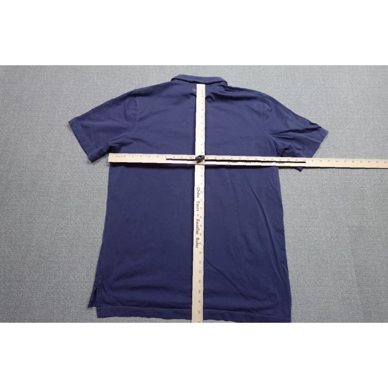 Vintage Stitch Polo Mens M Blue Performance Stretch Golf Breathable Wicking Shirt Modern Golf Mens Regular Short Sleeve Polo Size US M / EU 48-50 / 2 - 6 Thumbnail