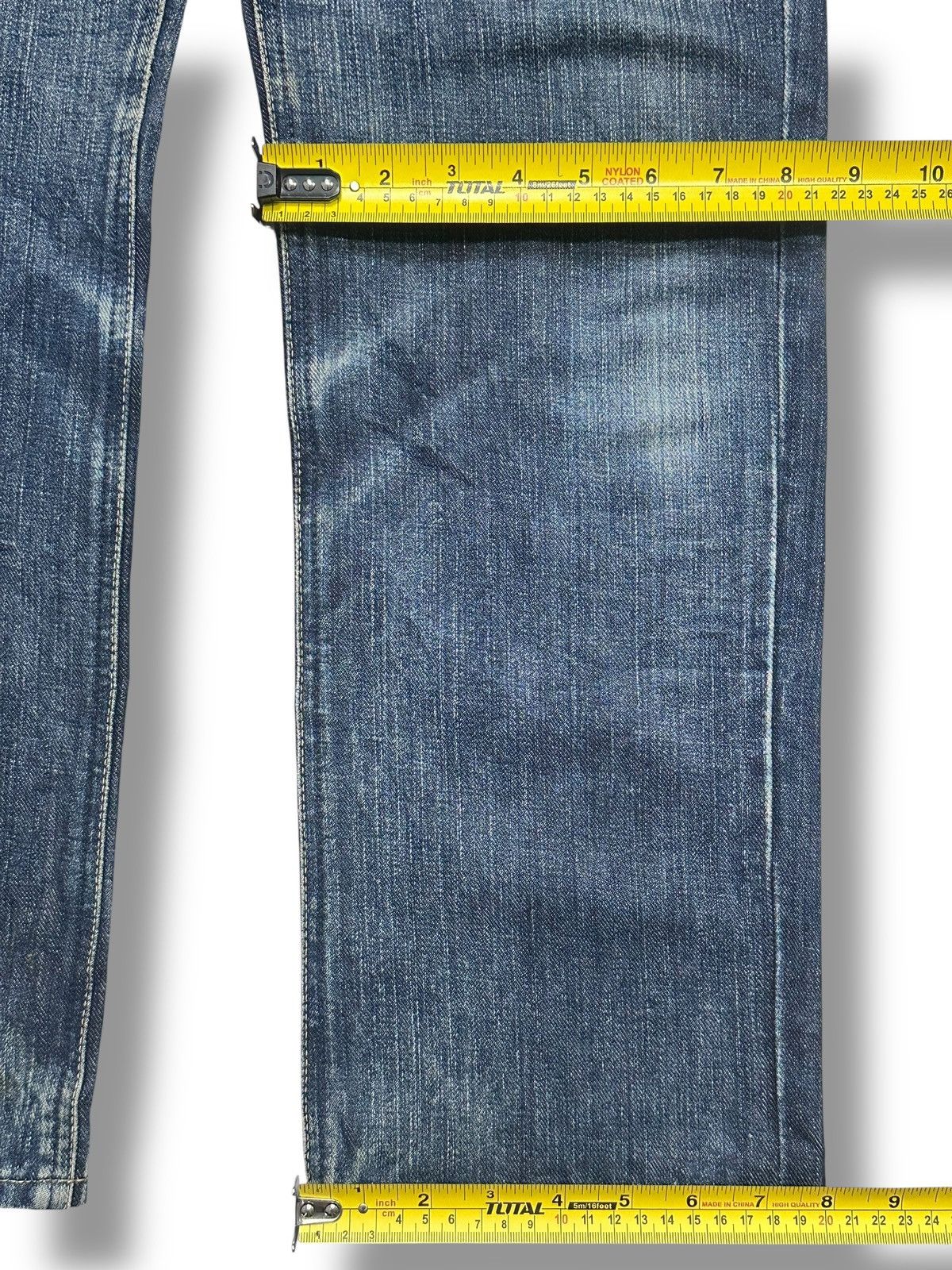 Lee Vintage Lee Riders Distressed Straight Leg Jeans Faded Wash Size US 31 - 17 Thumbnail