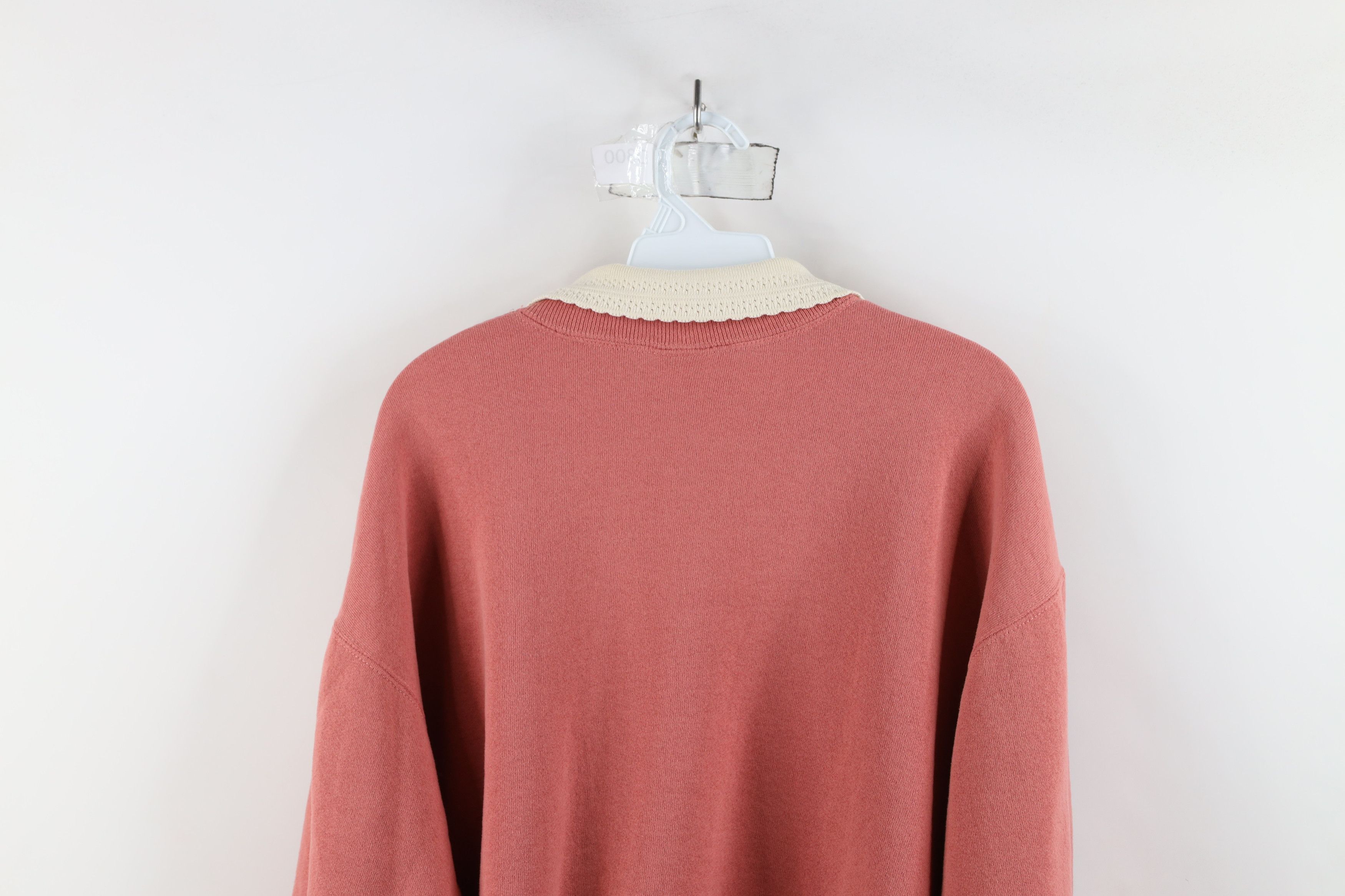 Vintage Vintage 90s Streetwear Nature Bird Collared Sweatshirt USA Size L / US 10 / IT 46 - 12 Thumbnail