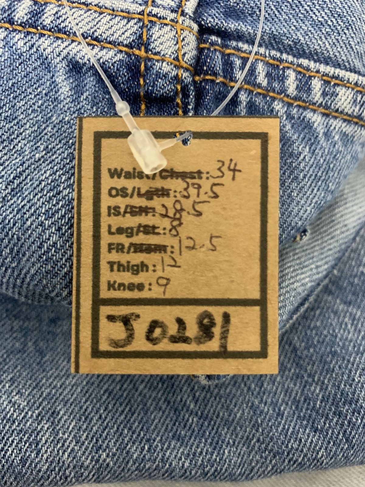 Uniqlo GRUNGE Vtg Uniqlo Rusty Distress Regular Fit Straight Size US 34 / EU 50 - 14 Thumbnail
