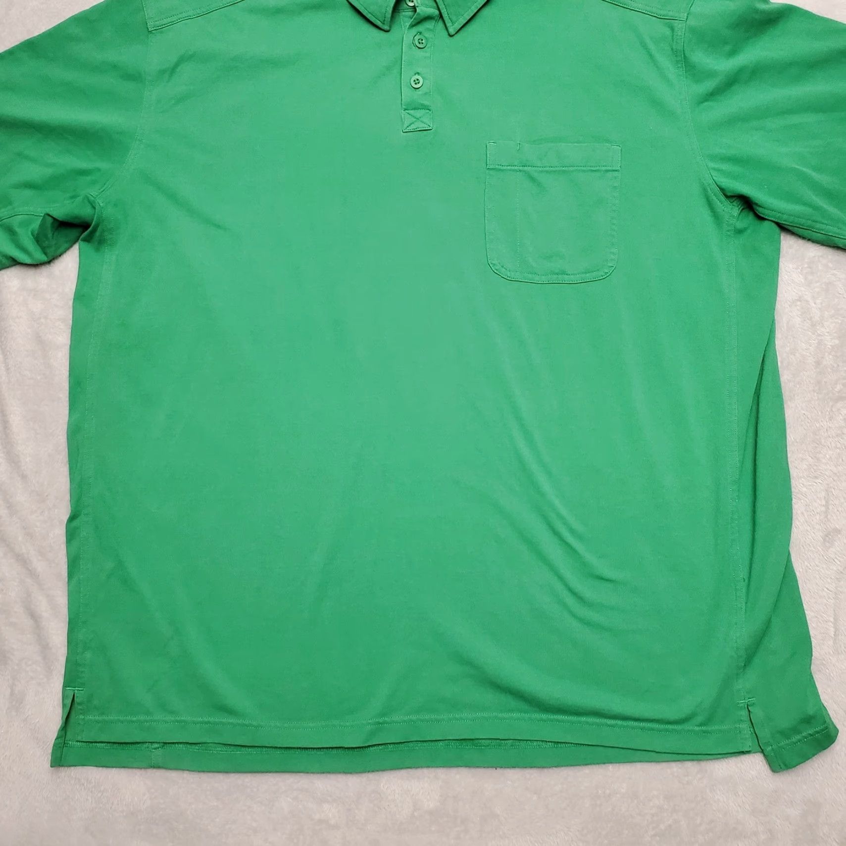 Vintage Duluth Trading Co. Shirt Mens XXL Green Short Sleeve Polo 100% Cotton Outdoors Polo Shirt Mens 2XL Green Outdoors Classic Size US XXL / EU 58 / 5 - 3 Thumbnail