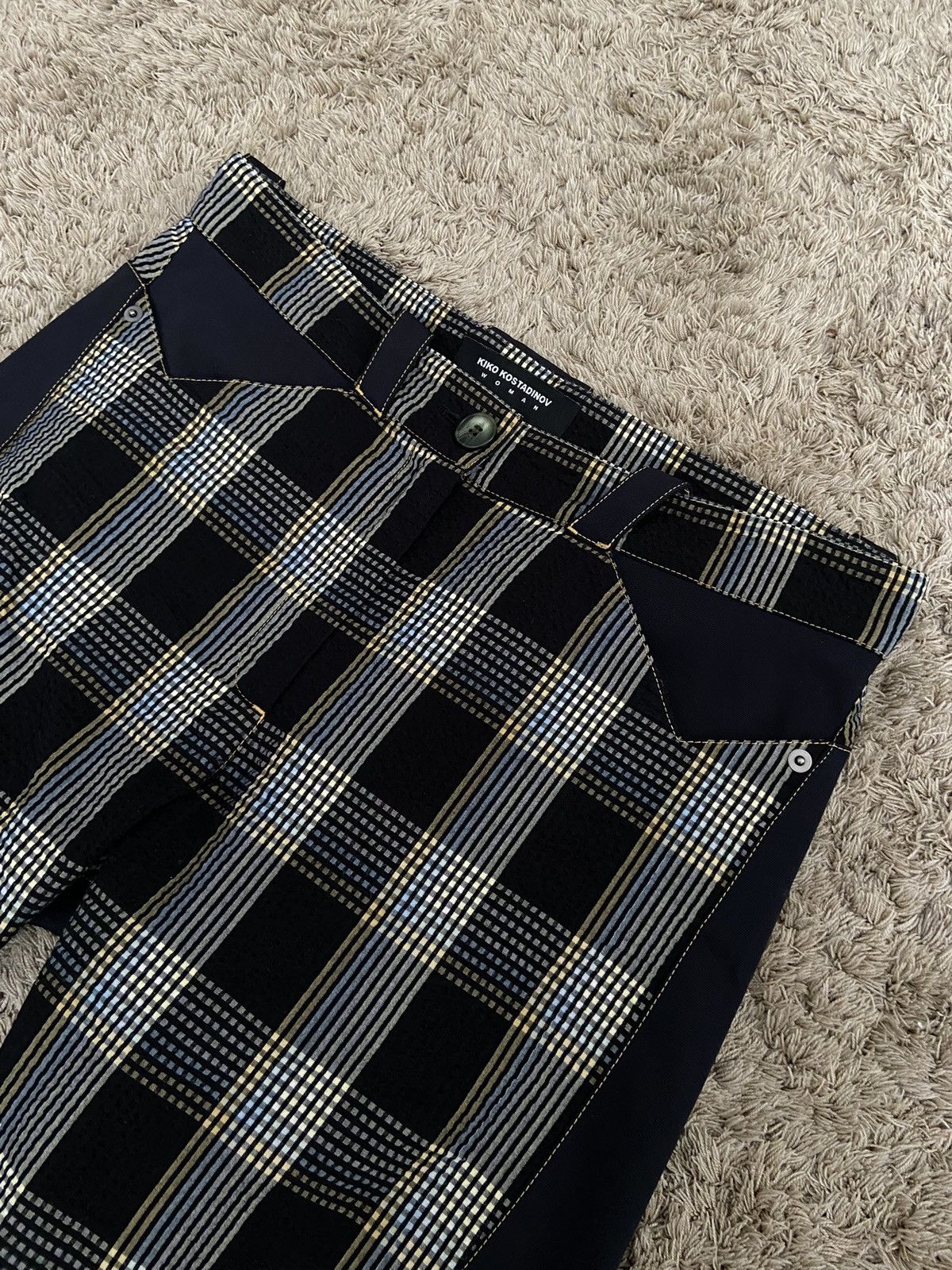 Kiko Kostadinov SS21 kiko kostadinov plaid star pants Size US 31 - 5 Thumbnail