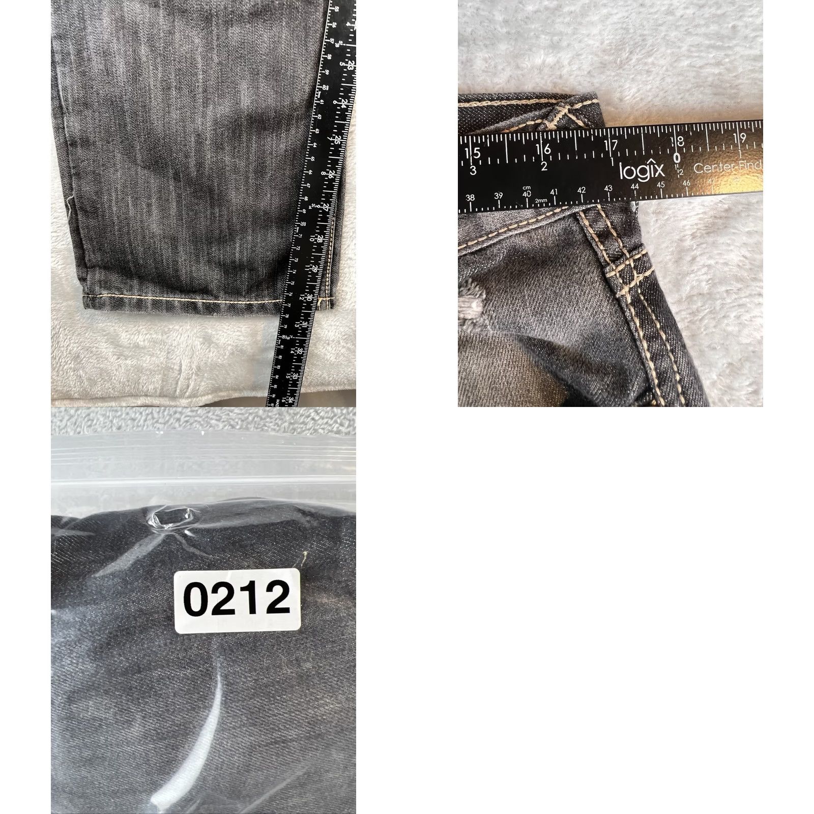 Denime Unlimited Patience Jeans Mens 36x32 Black Straight Jeans Regular 90s Bohemian City Retro USA Denim Size US 36 / EU 52 - 8 Thumbnail