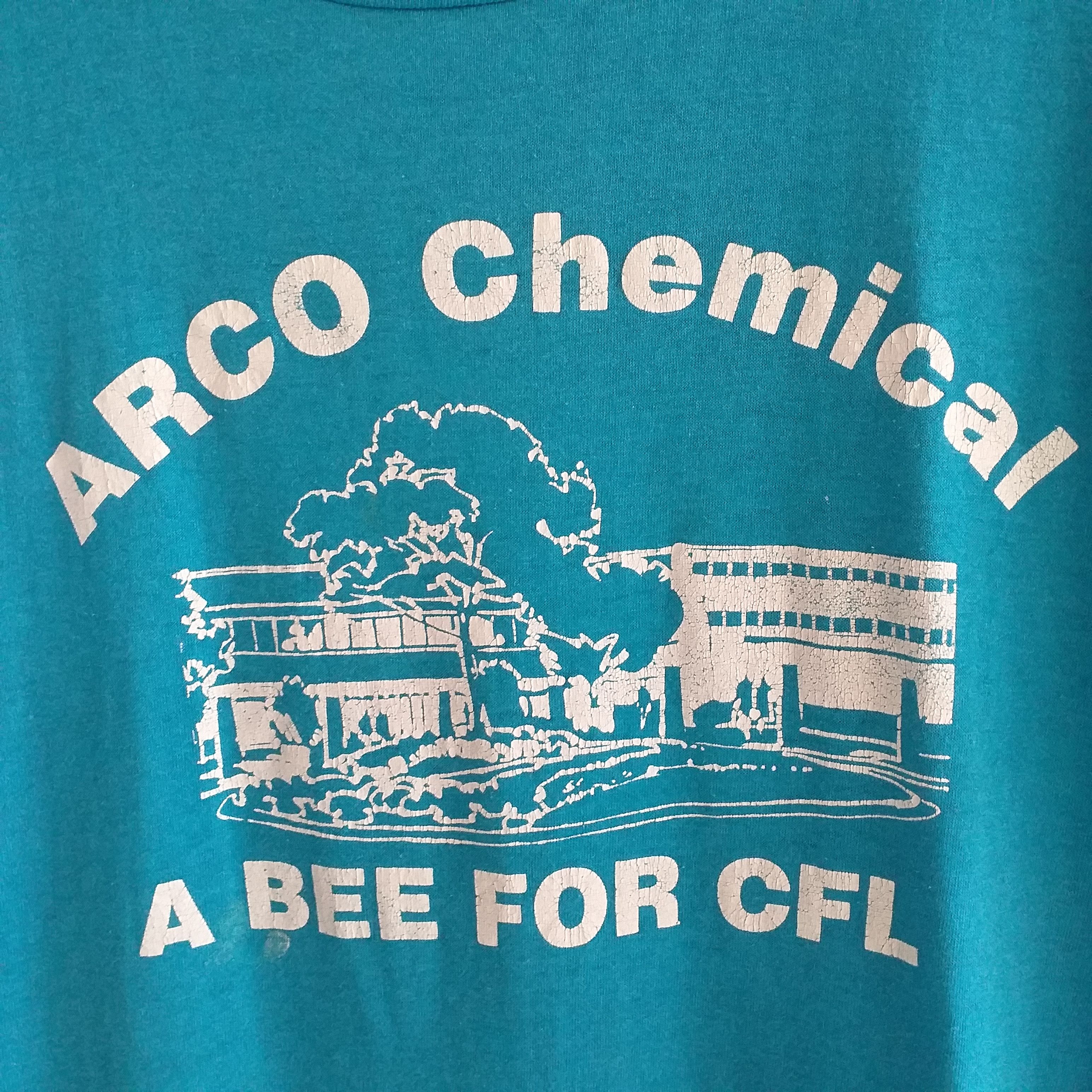 Vintage Vintage Arco Chemical 80s paper thin T shirt Size US L / EU 52-54 / 3 - 3 Thumbnail
