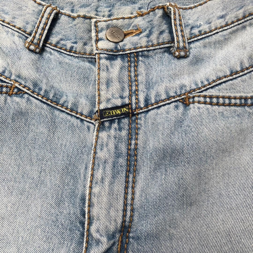 Edwin Edwin Denim Jorts Light Wash Y2K Wide Shorts Japan Size 27" / US 4 / IT 40 - 2 Thumbnail
