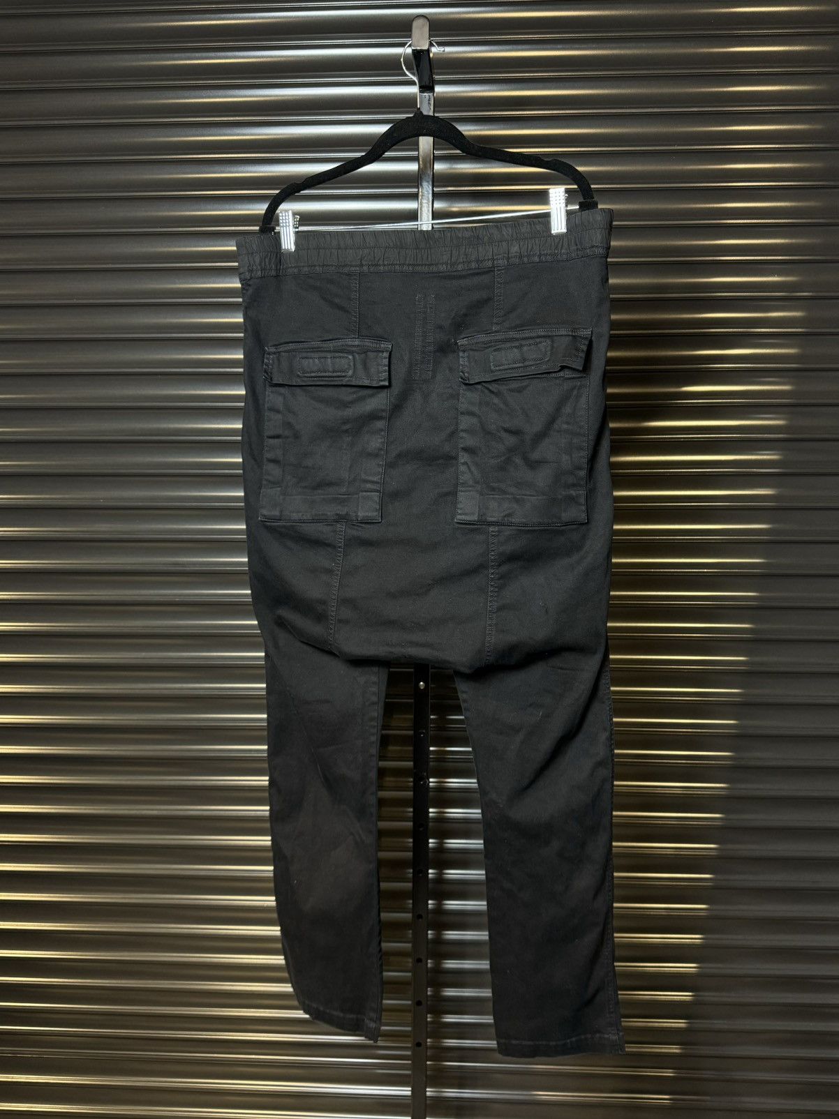 Rick Owens Rick Owens DRKSHDW Drop Crotch Black Pants - Large Size US 36 / EU 52 - 4 Thumbnail