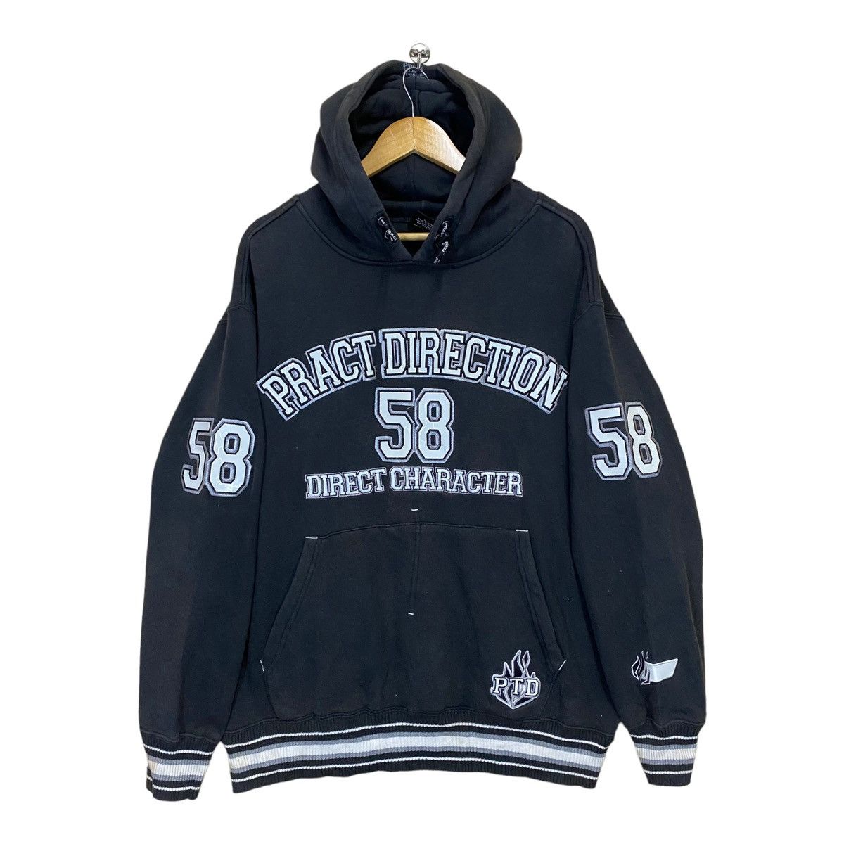 Japanese Brand × Vintage Pract Tecnical Product Big Logo Hoodie Jacket Size US L / EU 52-54 / 3 - 1 Thumbnail