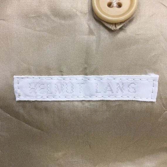 Helmut Lang Vtg HELMUT LANG Yellow 2 Button Blazer Sport Coat Suit Italy Size 40R - 5 Thumbnail