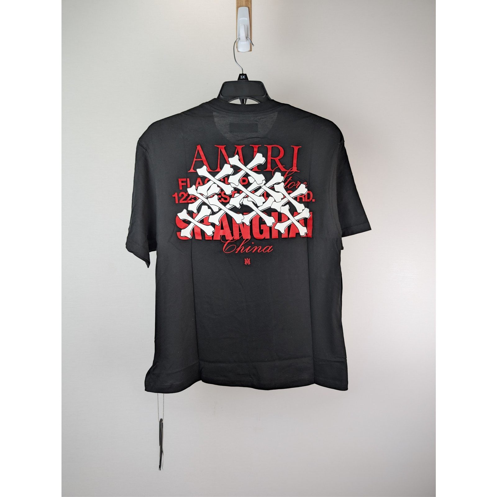 Amiri o1rshd1 Shanghai Exclusive Short Sleeve Tee T-Shirt in Black Size US XL / EU 56 / 4 - 1 Thumbnail