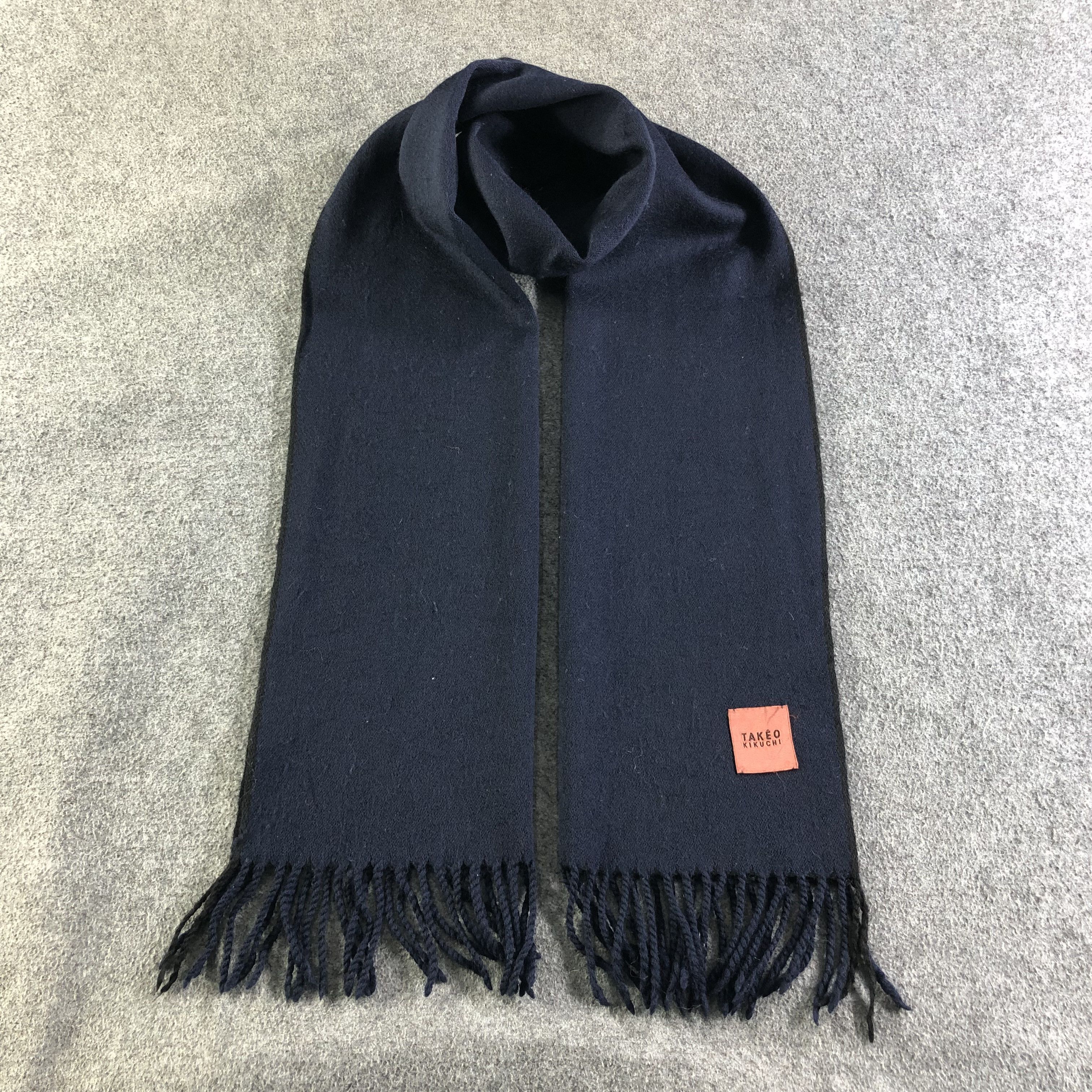 Takeo Kikuchi Takeo Kikuchi Wool Scarf Muffler V2016 Size ONE SIZE - 1 Thumbnail