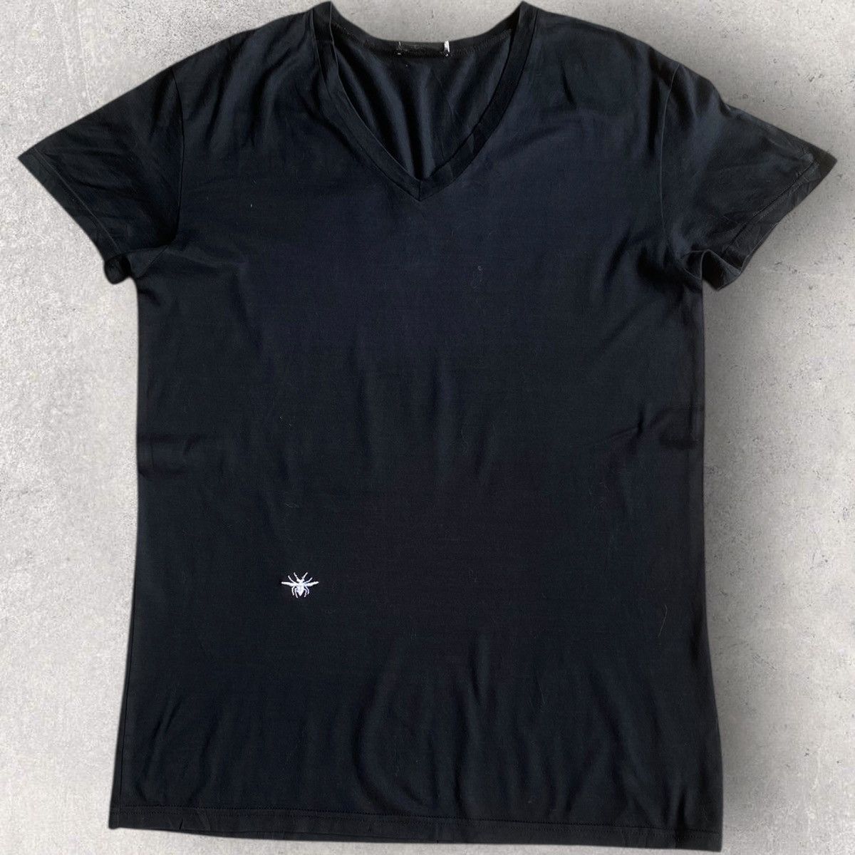 Dior Been Embroidered V Neck Tee Size US XS / EU 42 / 0 - 1 Thumbnail